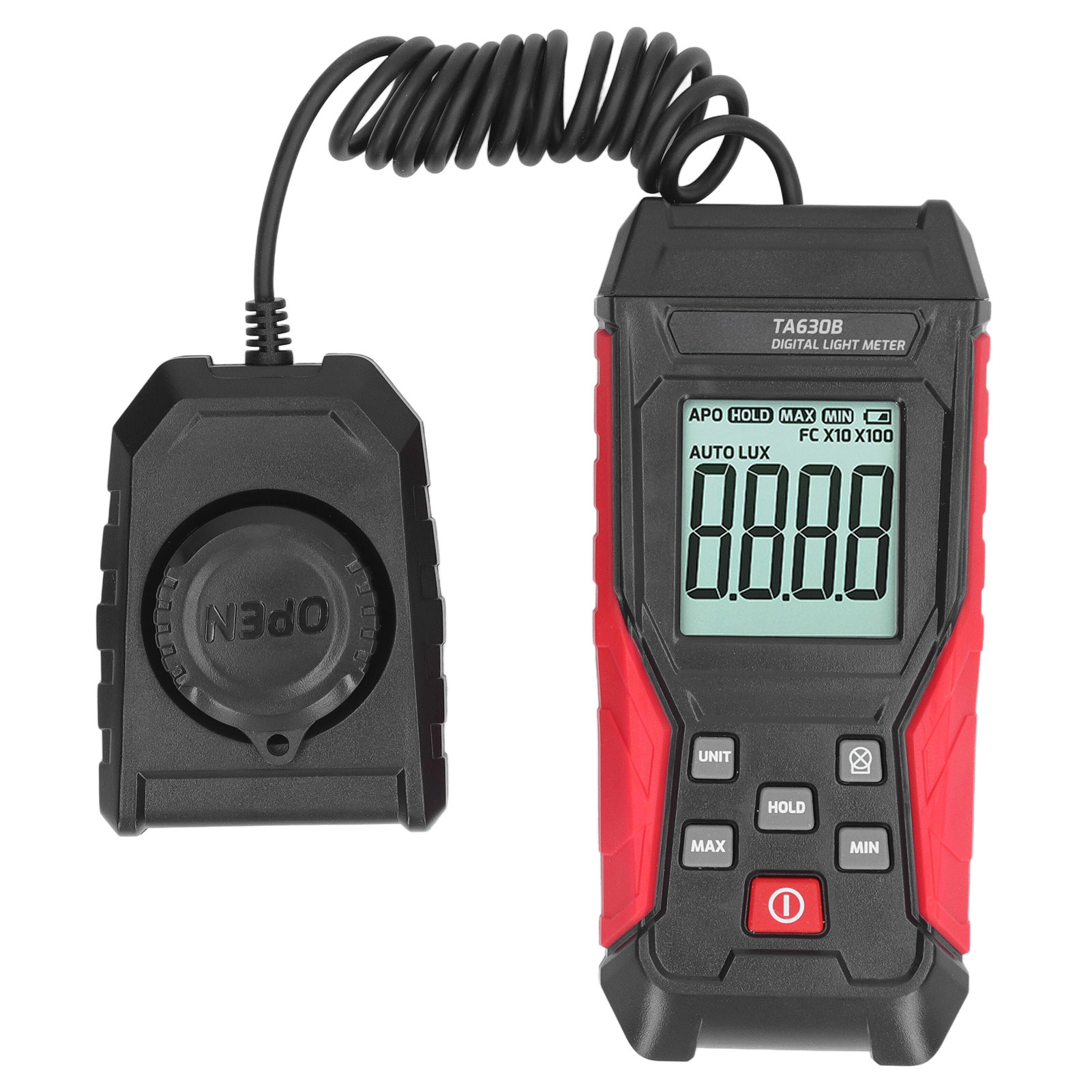 Digitales Luxmeter Bis 200.000 Lx, Hochpräzises Luxmeter, Automatische Abschaltung, Beleuchtungsstärkemesser
