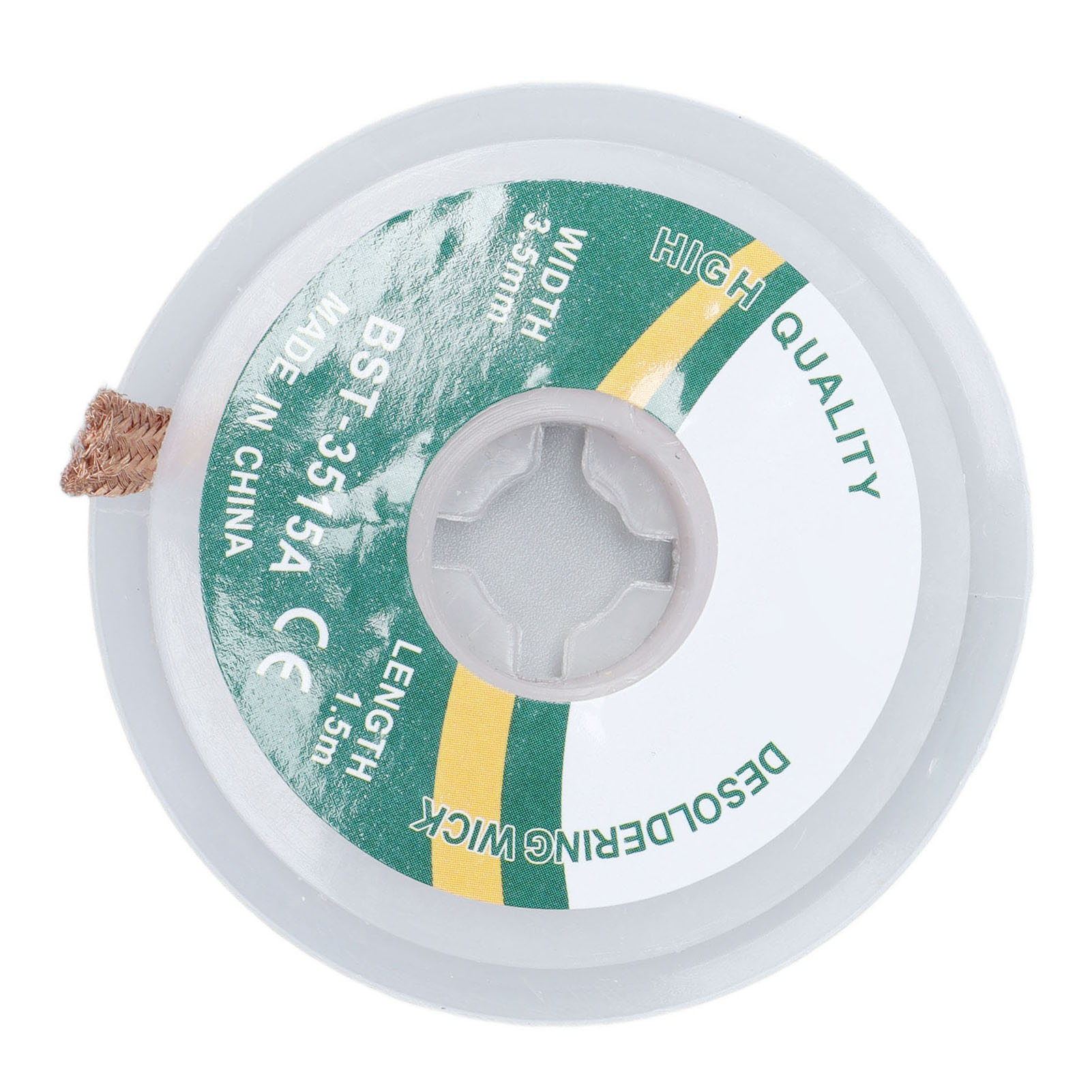 Entlötlitze Ohne Reinigung, Kupferlegierung, Geringe Lötrückstände, 1,5 Meter Geflecht, 3,5 Mm (3515a)
