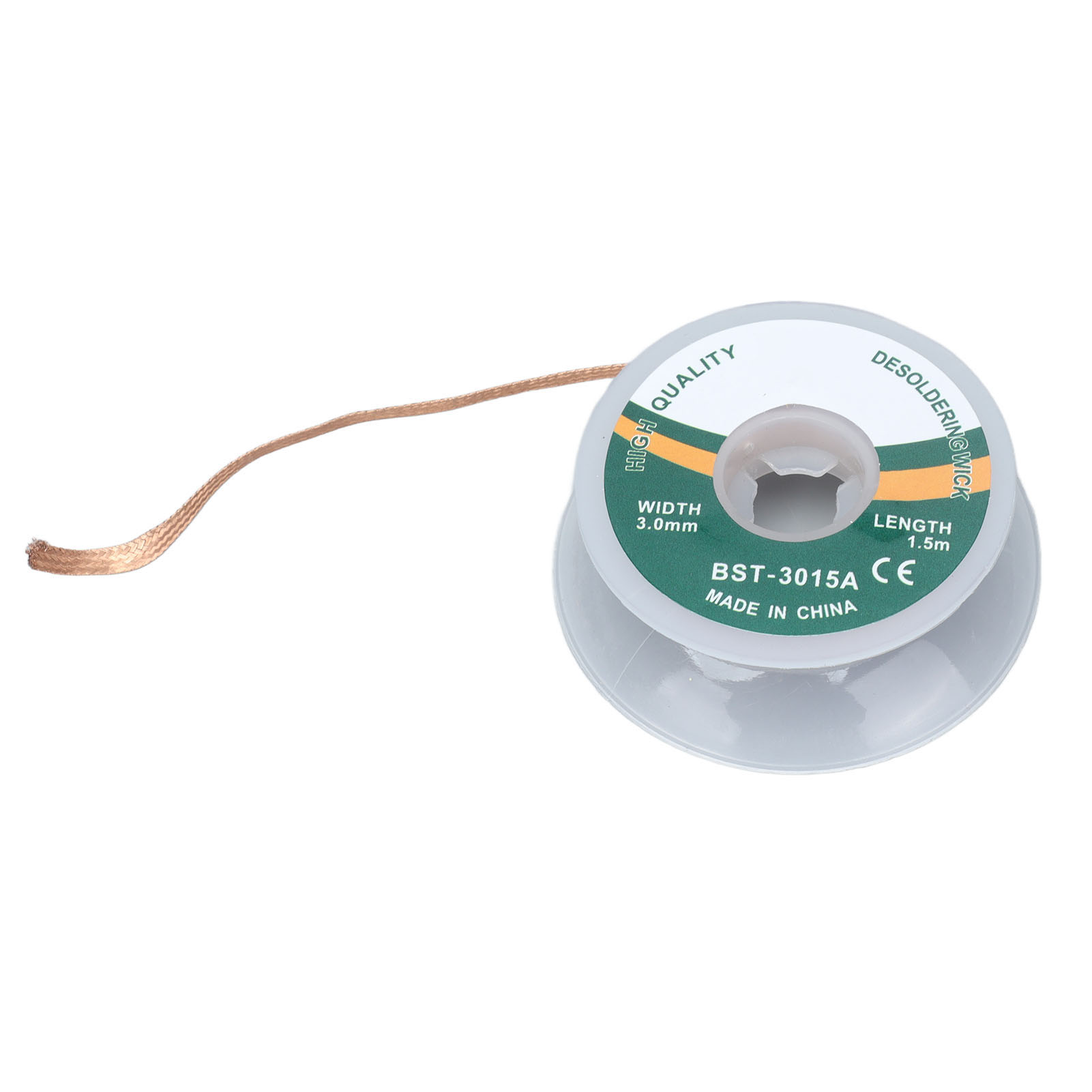 Entlötlitze Ohne Reinigung, Kupferlegierung, Geringe Lötrückstände, 1,5 Meter Geflecht, 3,0 Mm (3015a)