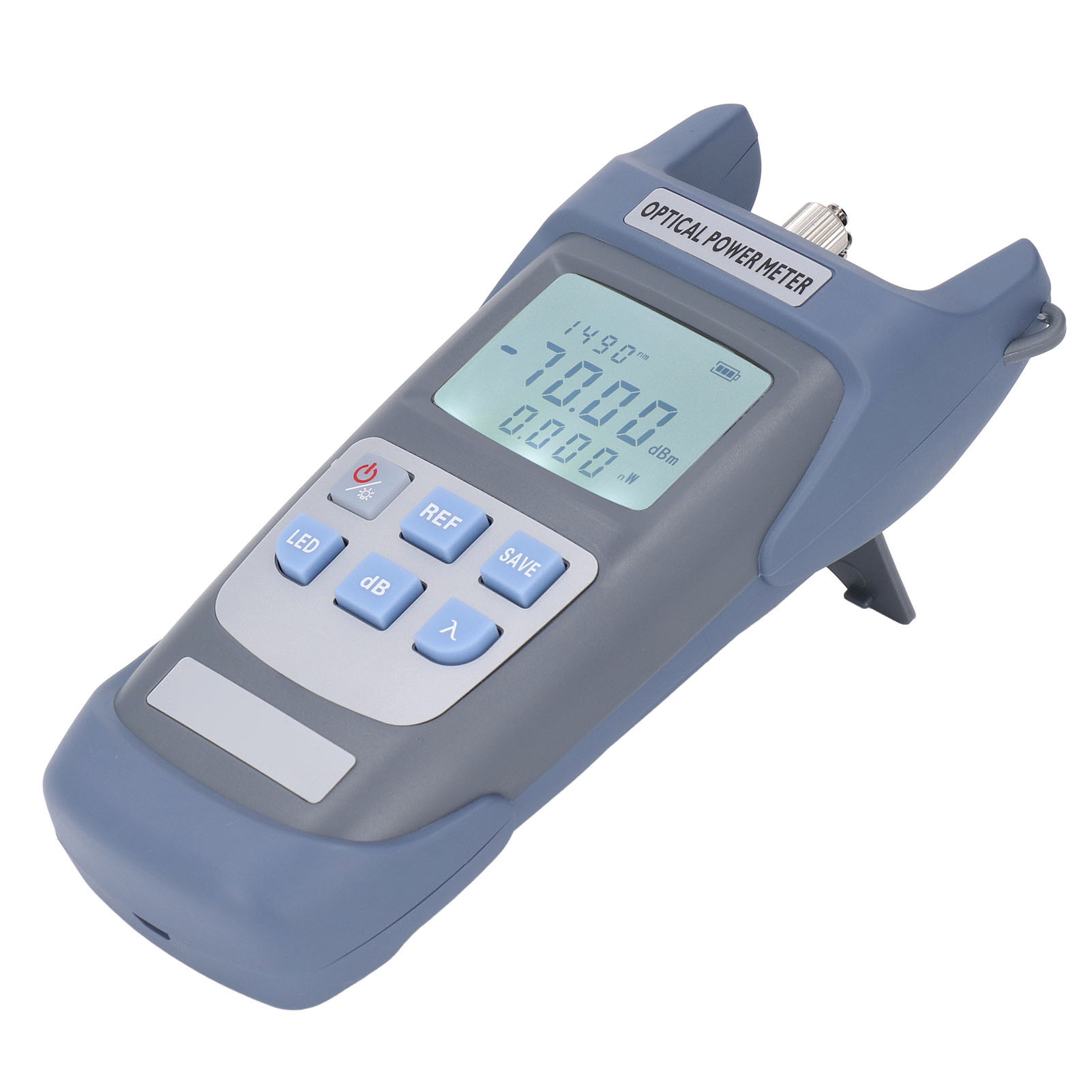 Optisches Wattmeter, Abs-gehäuse, Automatische Abschaltung, 7 Testwellenlängen, Glasfaser-testgerät Mit Led-anzeigeleuchte
