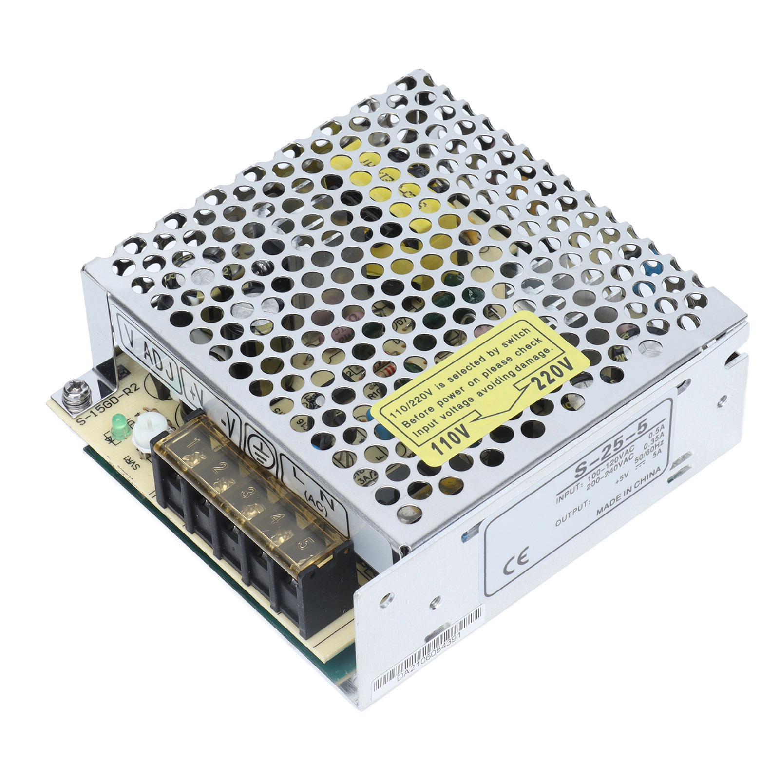 Schaltnetzteil, Sicherheitsschutz, Abriebfestigkeit, Netzteil Aus Aluminiumlegierung S-25-5