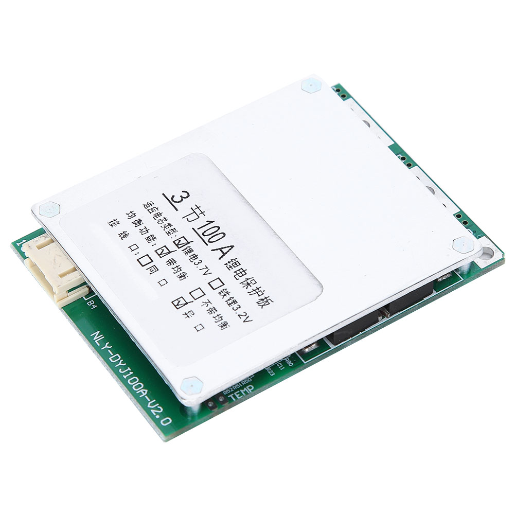 Schutzplatine Für 3s 12v 100a Lithium-batterie (bms) Mit Ausgleichslast
