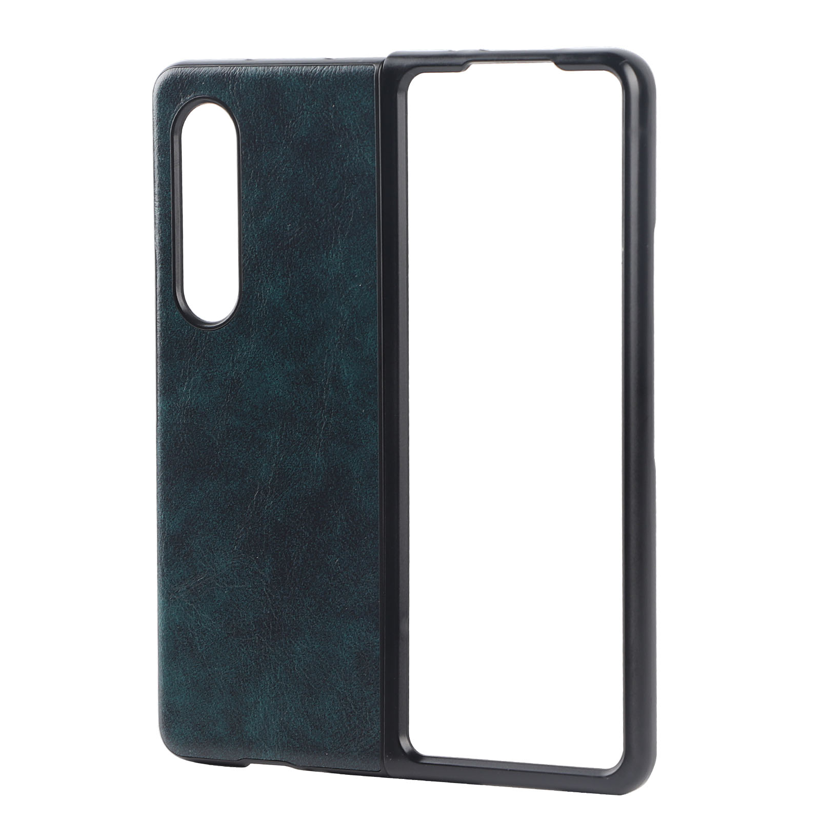 Business-handyhülle Aus Kunstleder, Stoßfest, Für Samsung Galaxy Z Fold 3 (blau)
