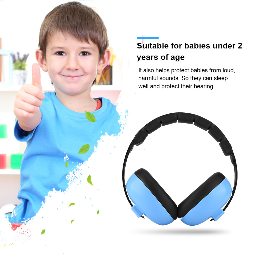 Geräuschdämpfende Baby-ohrenschützer Für Kinder, Geräuschdämpfende Kopfhörer Für Babys (blau)