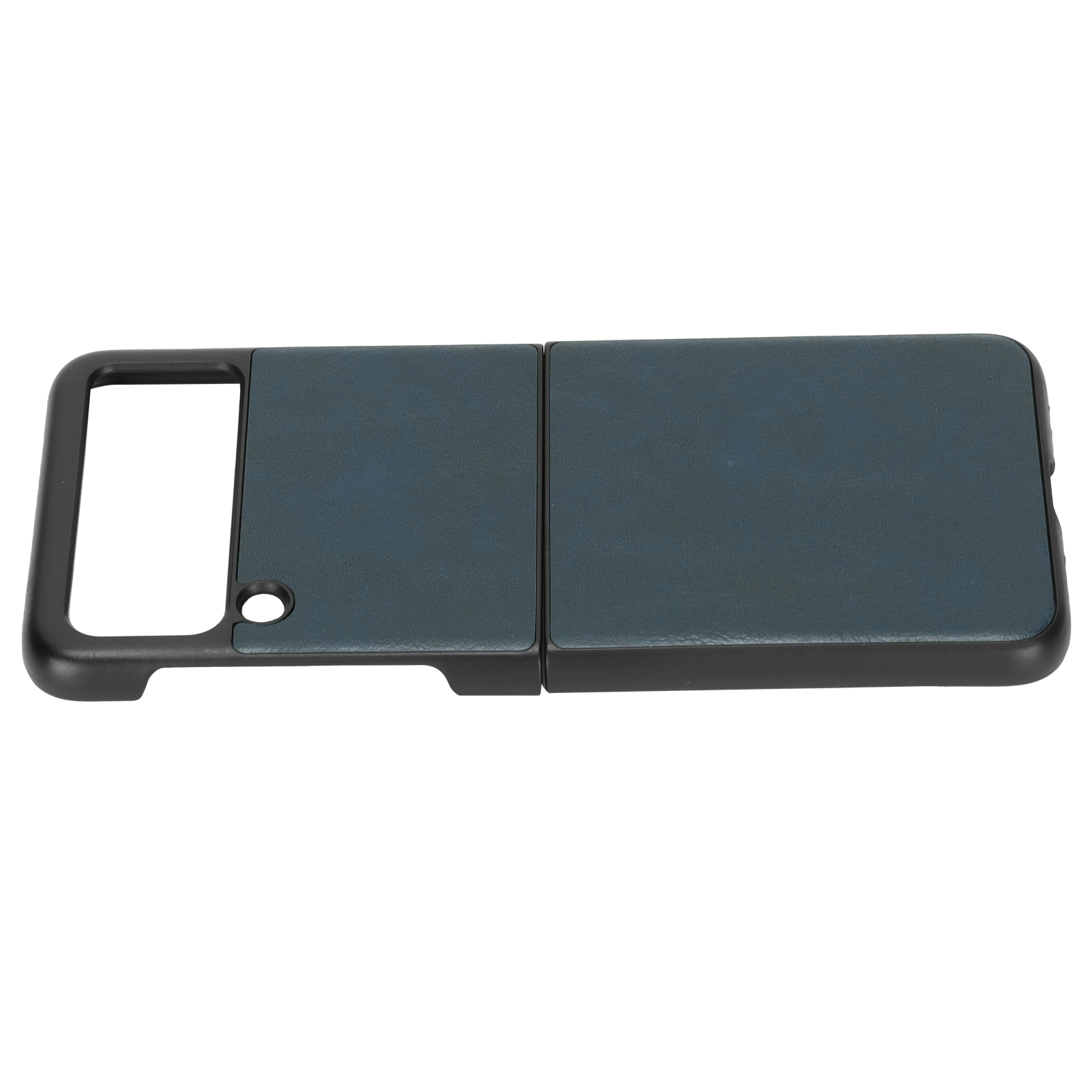 Faltbare Schutzhülle Aus Echtem Leder Für Samsung Galaxy Z Flip 3 (blau)