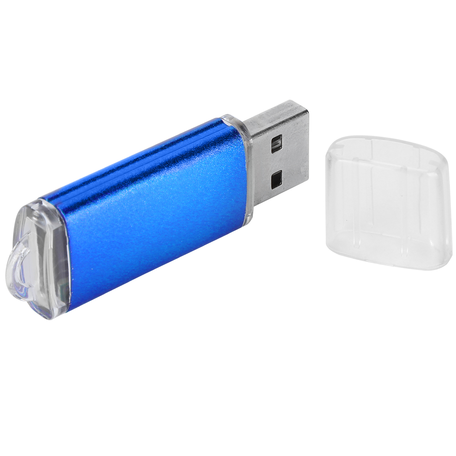Blauer, Transparenter Usb-stick, 4 Gb, Für Pc Und Tablet.