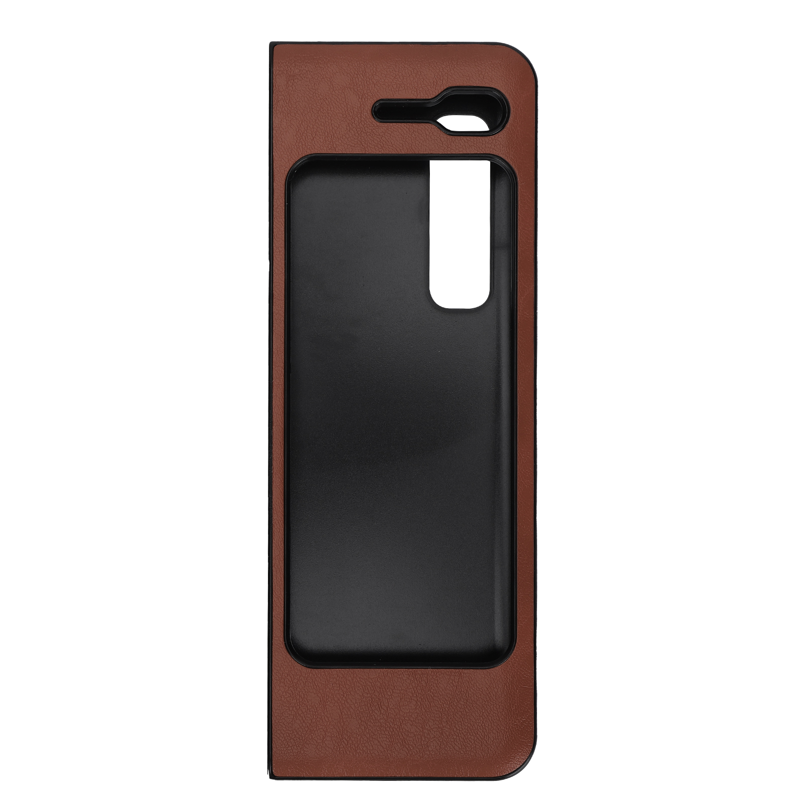 Leder-handyhülle, Kratzfeste Schutzhülle Für Samsung Galaxy Z Fold 1 W20 (braun)