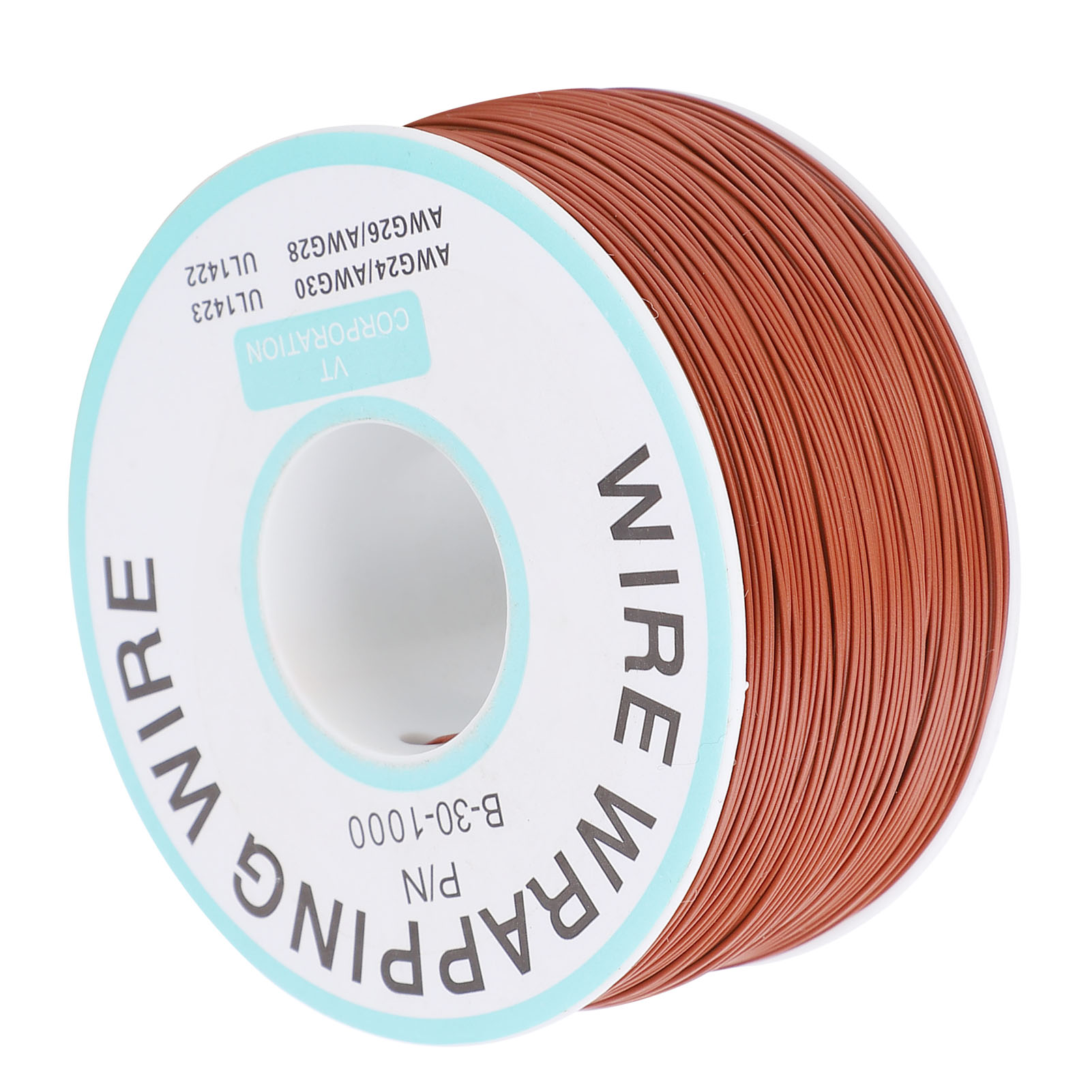 Kupferdraht Für Leiterplatten, Einadrige Verzinnte Anschlussleitung, Braune Elektronische Verbindungsleitung