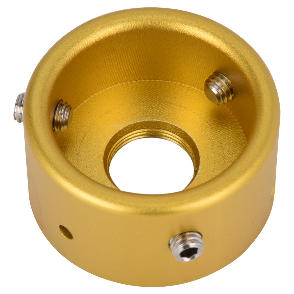 Hh-alm01 Große Autoantenne Aus Aluminiumlegierung Mit Alarmring, Saugnapf Und Kantensensor, Goldfarben