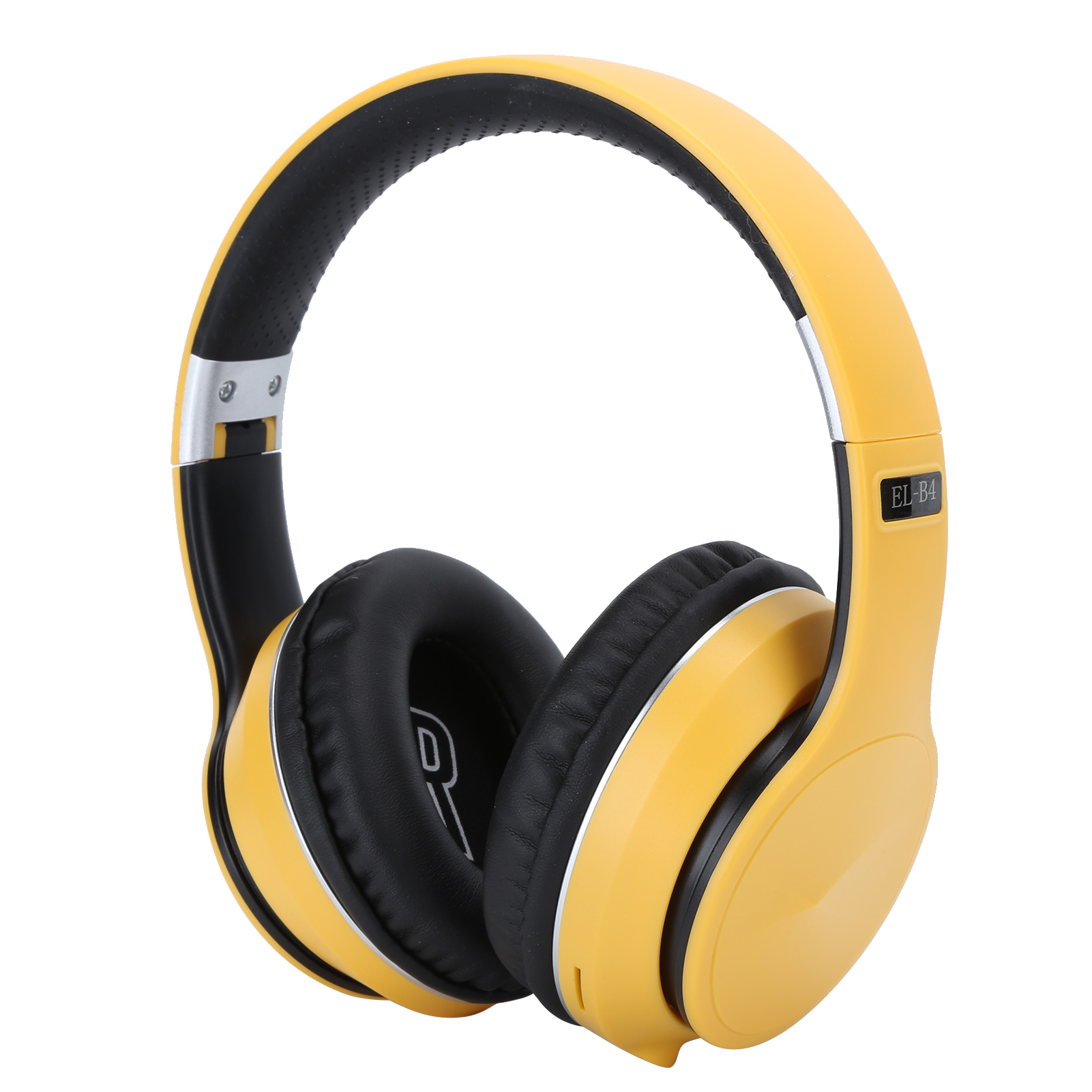 Faltbarer, Kabelloser Bluetooth-stereo-kopfhörer Für Sport, Mit Radiomodus (gelb)