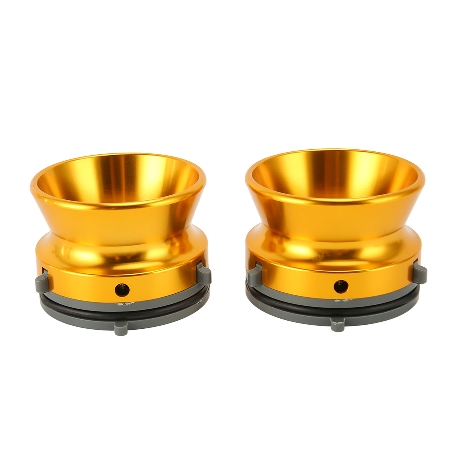 1/4" 10-zoll-öffnungswerkzeug Aus Polierter Aluminiumlegierung, Universelle Ladevorrichtung, Nab-nabenadapter Für Studer Revox, Akai Und Teac, 2 Stück, Goldfarben