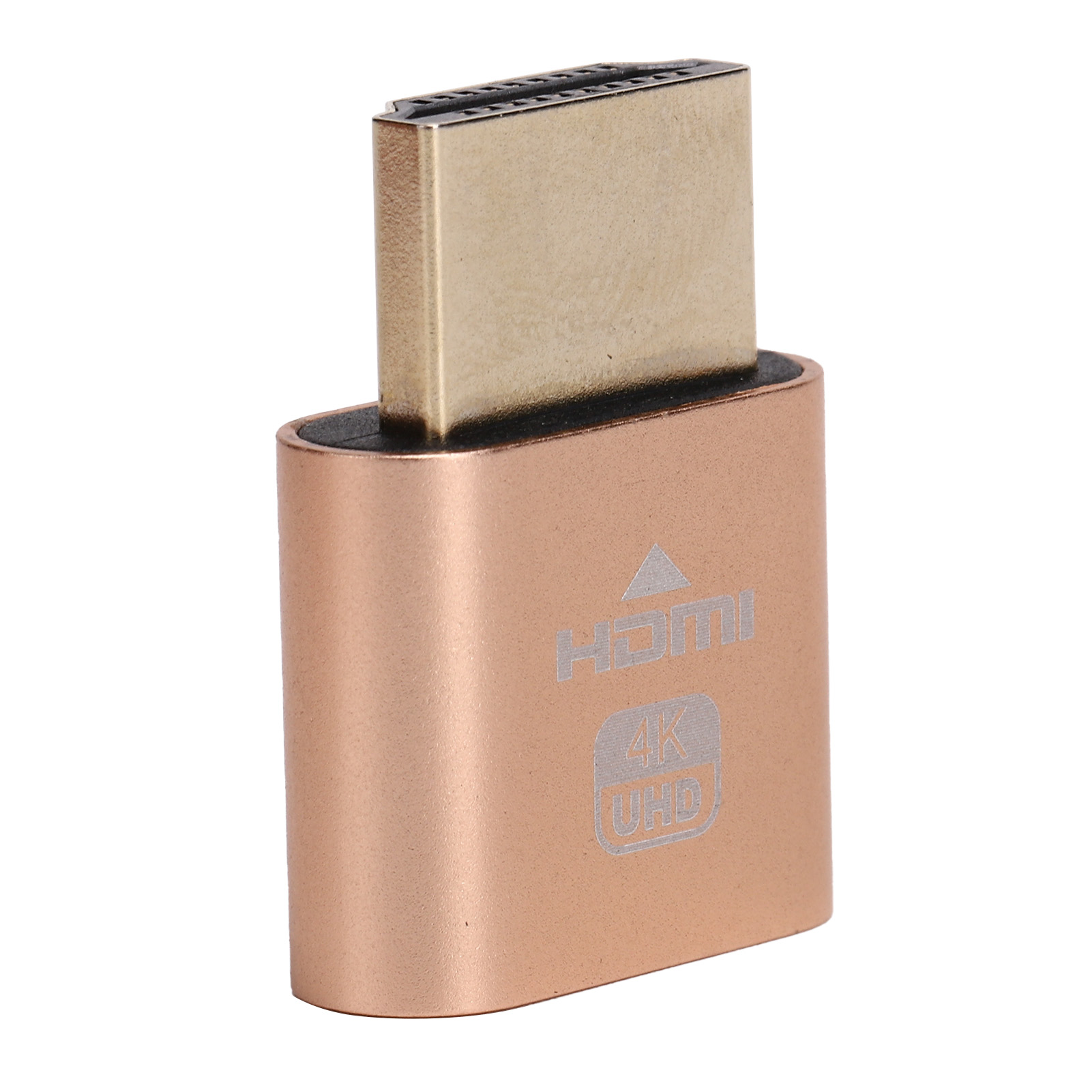 Hochauflösende Multimedia-schnittstelle (hdmi) - Hot-swap-fähiges Dummy-modul - 4k-display-emulator (gold)