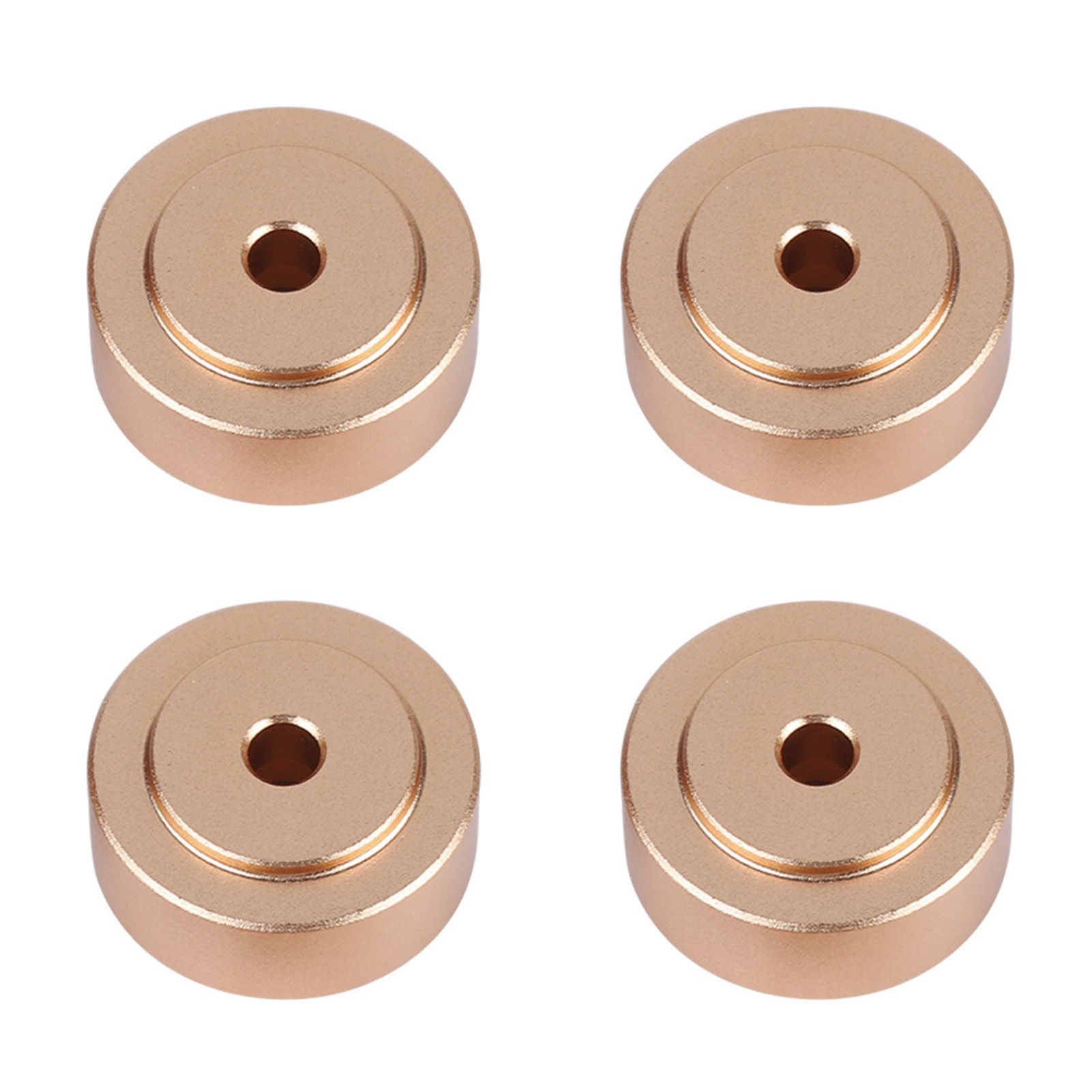 20 X 8 Mm Verstärkerfüße Aus Aluminiumlegierung Mit Stoßdämpfern, Goldfarben