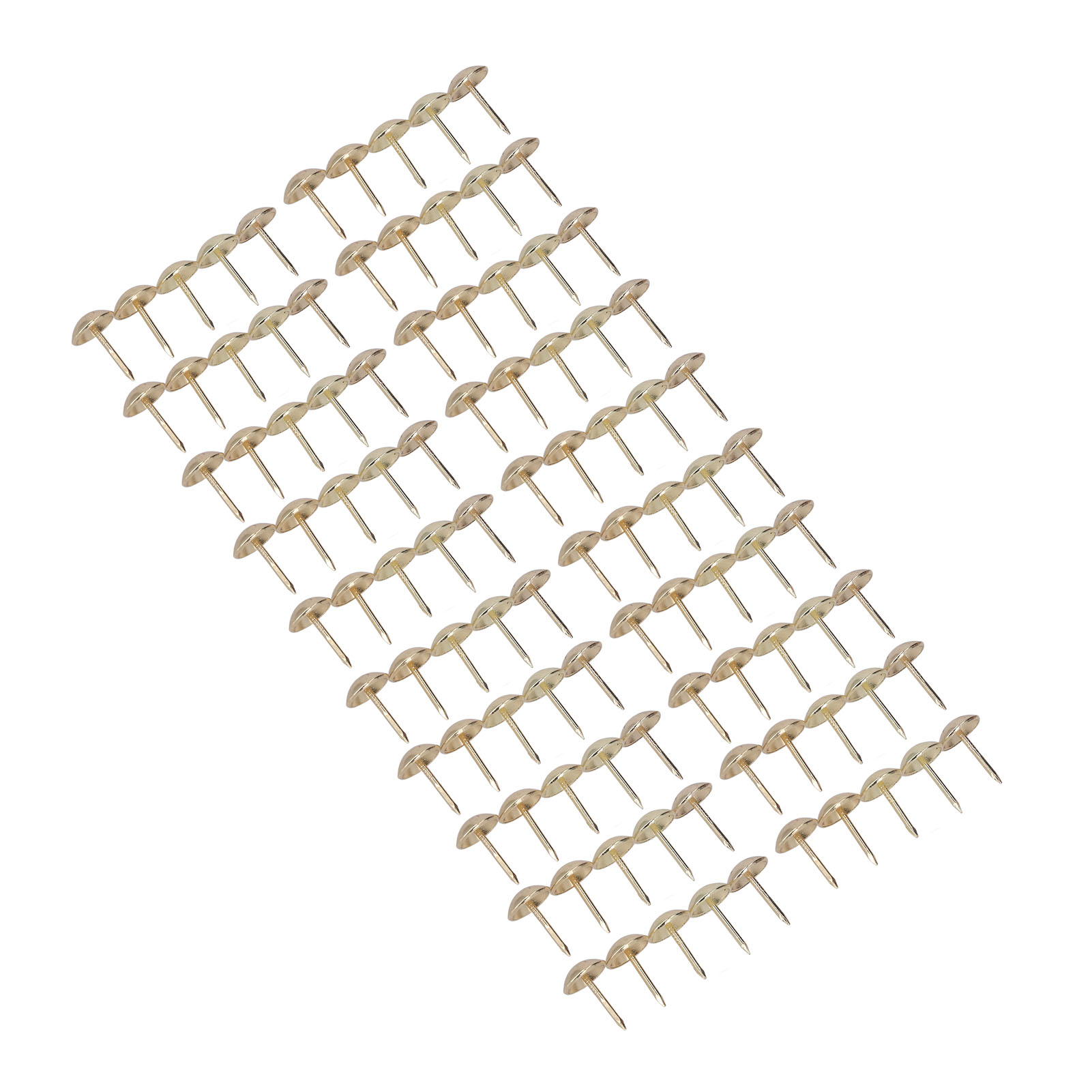 Packung Mit 100 Dekorativen Polsternägeln Für Möbel Und Inneneinrichtung, Antiker Stil, Goldfarben.