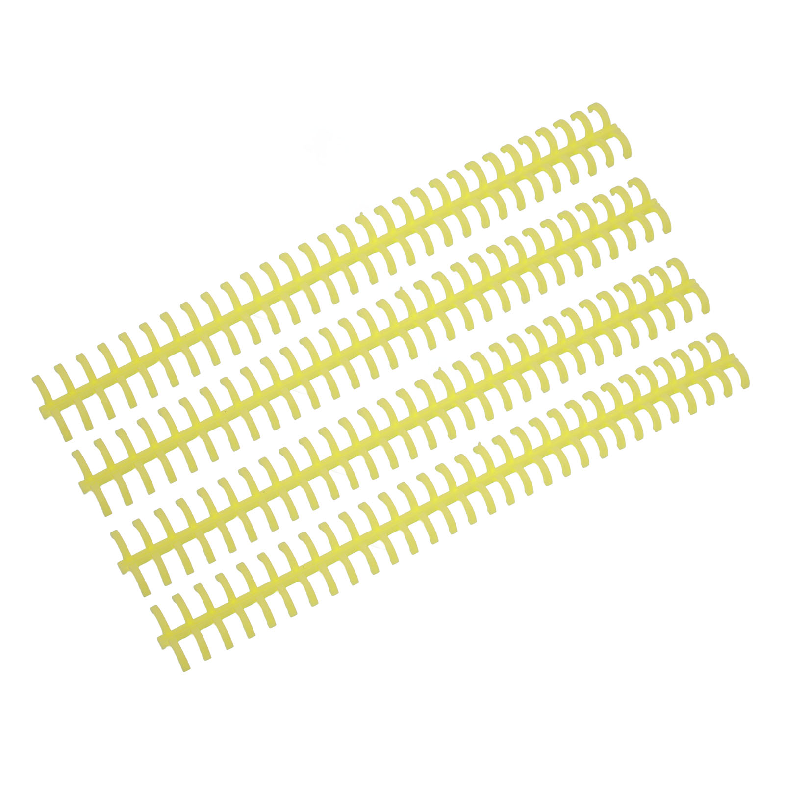 10er-pack Ringbindungen Für Lose Blätter, 30 Löcher, Bruchfest, Aus Strapazierfähigem Pp-kunststoff, 10-mm-bindekamm, Für Schüler Und Büro, Gelb