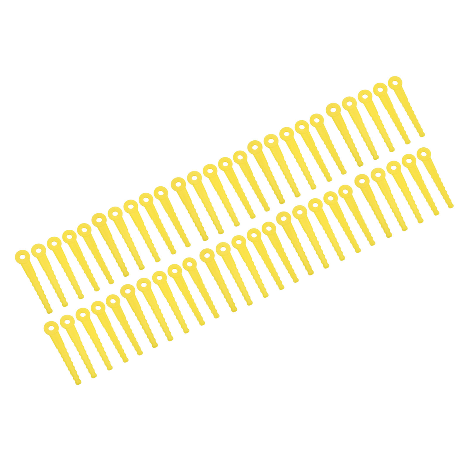 Set Mit 50 8-mm-kunststofftrimmerklingen Für Freischneider, Hergestellt Aus Abs L100