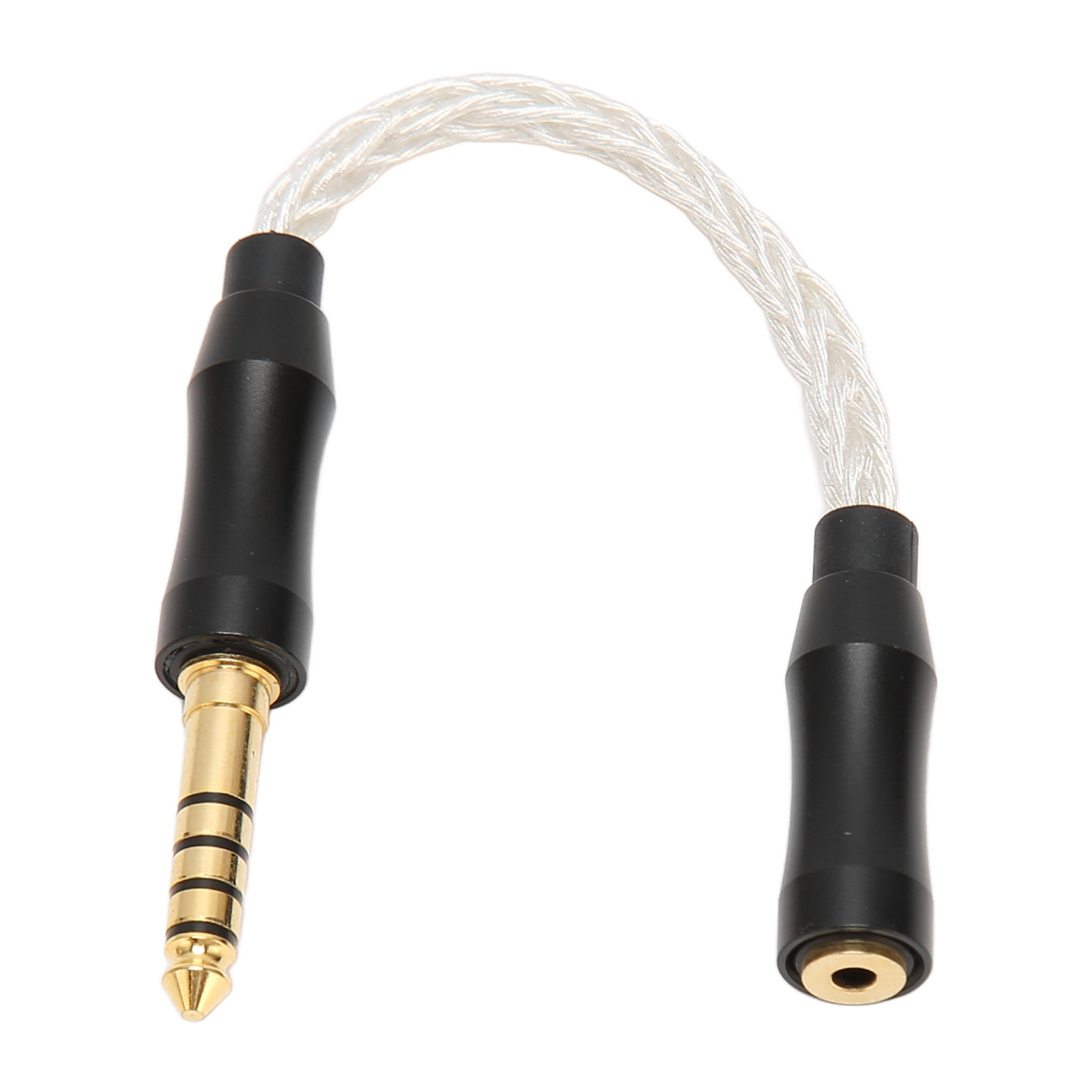 Monokristallines Kupfer-audio-adapterkabel, 2,5-mm-klinkenbuchse Auf 4,4-mm-klinkenstecker, Für Kopfhörer Und Lautsprecher, 14 Cm / 5,5 Zoll, Silberfarben