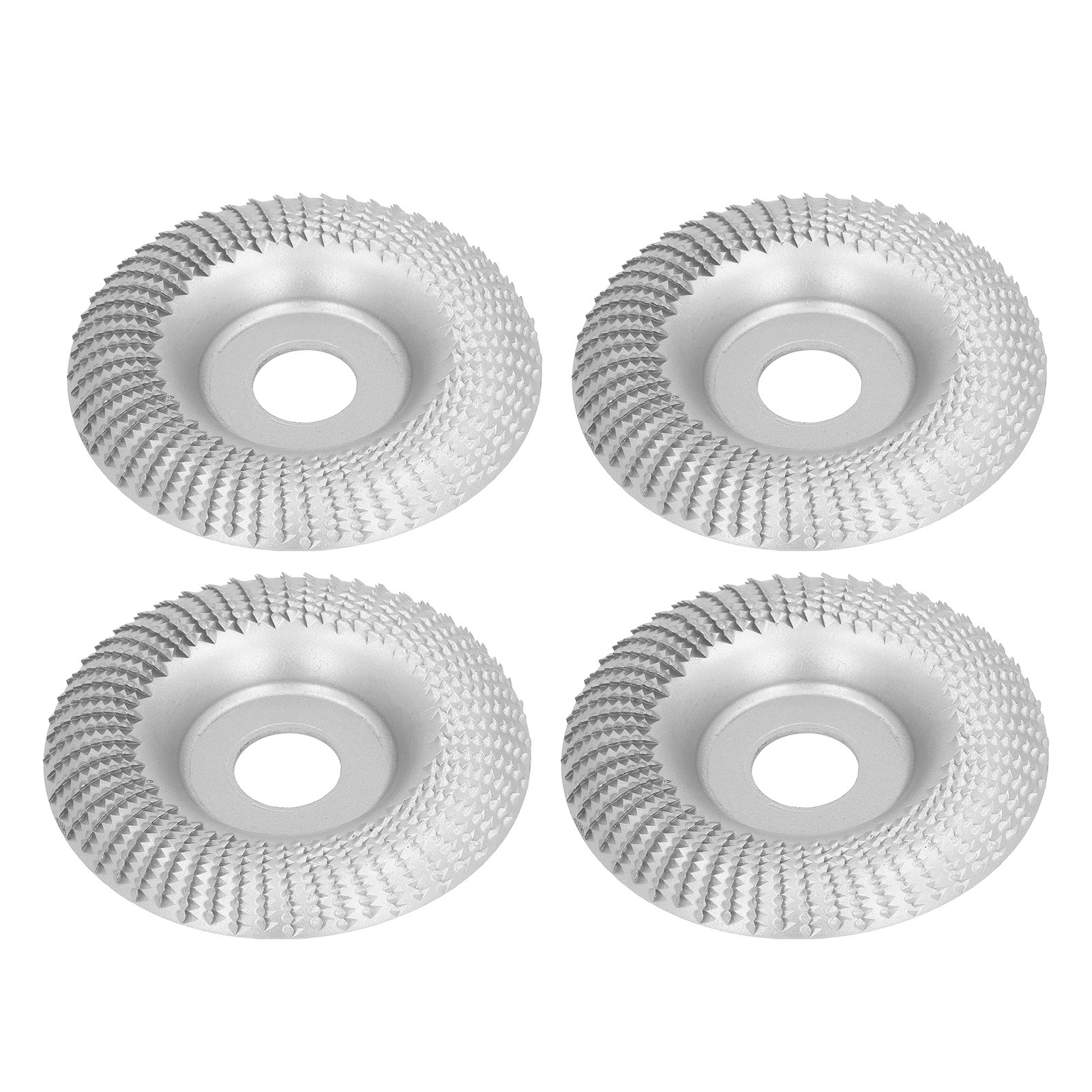 Set Mit 4 16-mm-edelstahlschleifscheiben Zum Schnellen Formen, Schleifen, Polieren Und Polieren (silber).