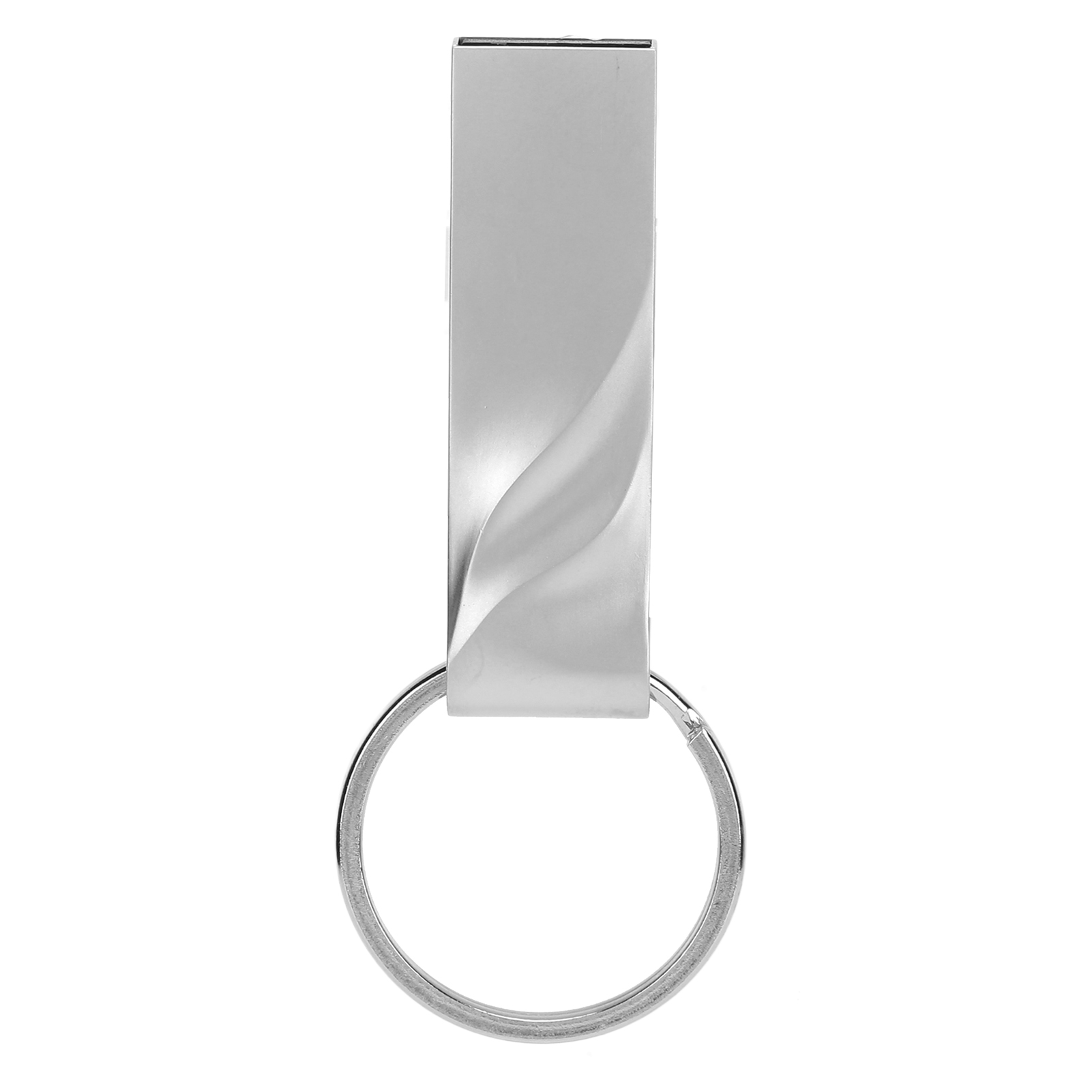 Tragbarer Usb 2.0-stick Aus Metall, Mini, Silbernes Muster, 4 Gb, Wassermuster.
