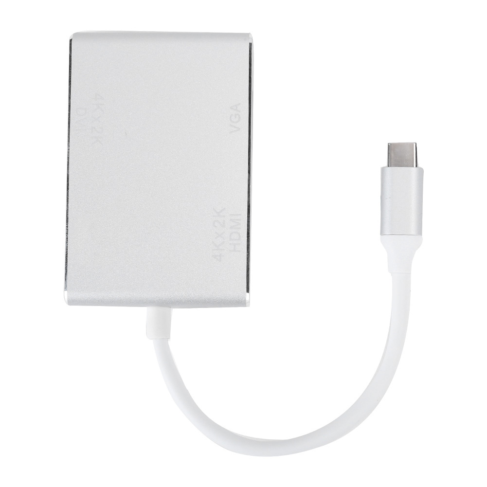 4-in-1 Multifunktions-konverterkabel-adapterkabel (typ C Auf Hdmi, Dvi, Vga, Usb 3.0) Für Laptops