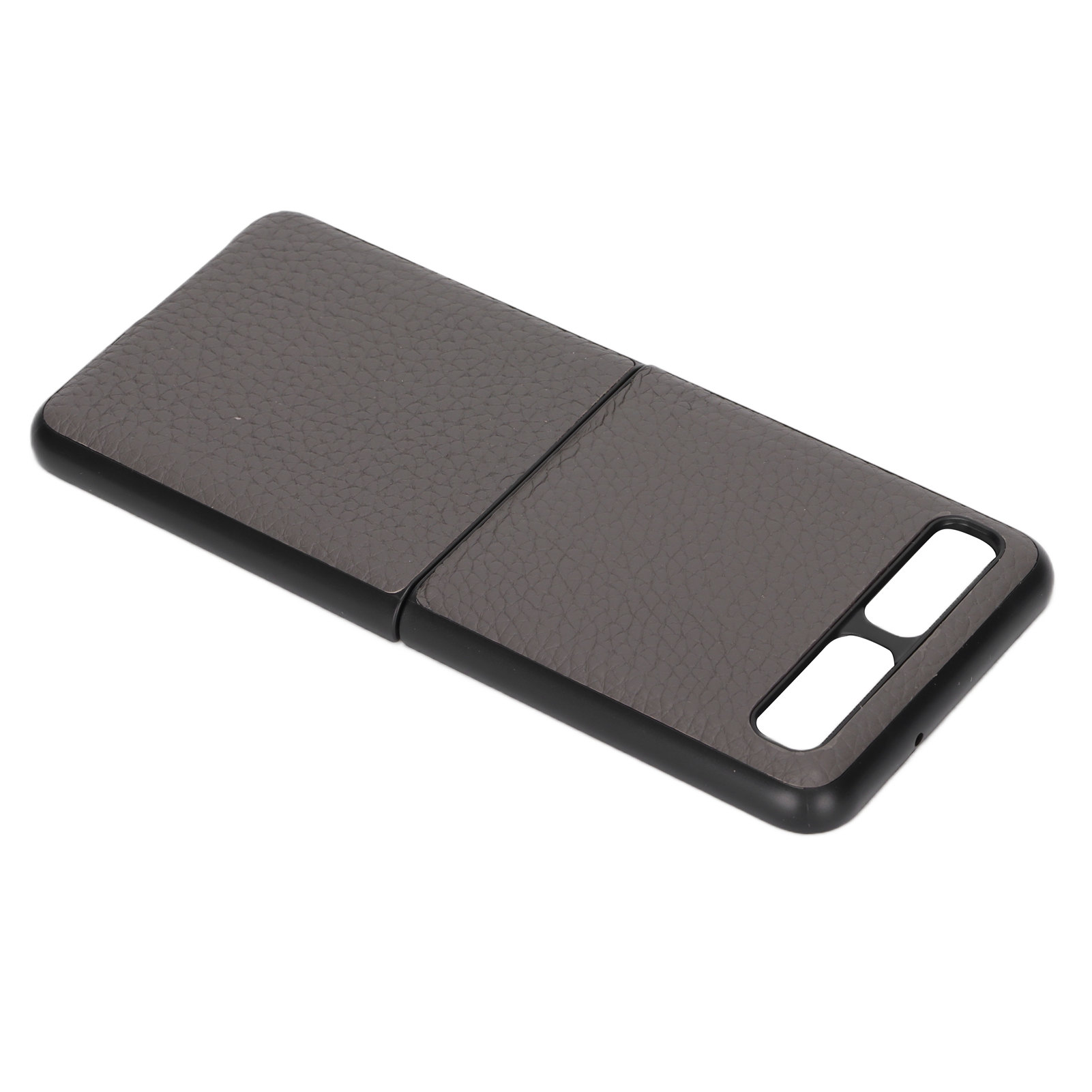 Schutzhülle Aus Leder Für Samsung Galaxy Z Flip, Kratzfest, Grau, Typ 1