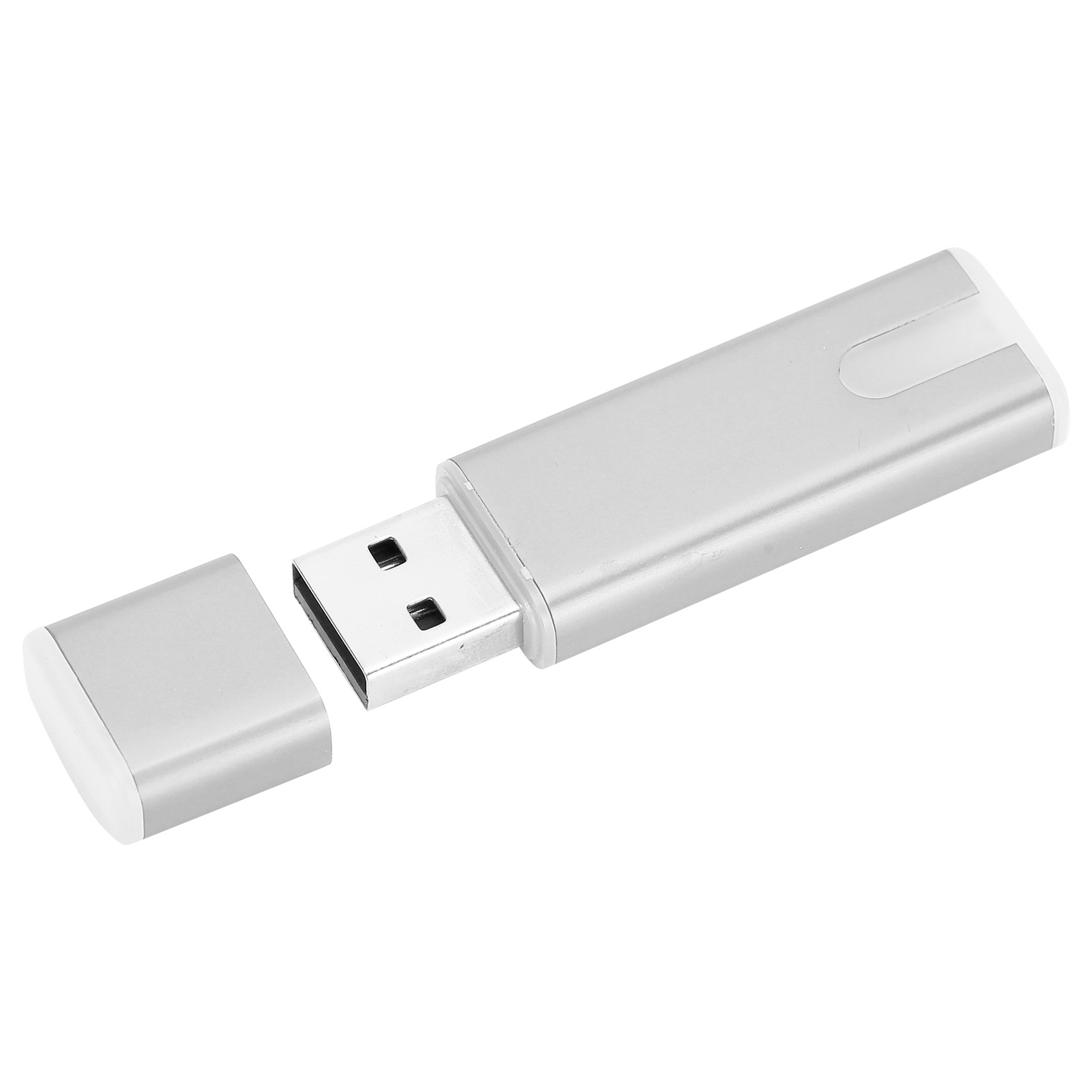 Usb 2.0-stick Mit Atemlicht, Tragbarer Speicher, Computerzubehör, Silber, 128 Gb