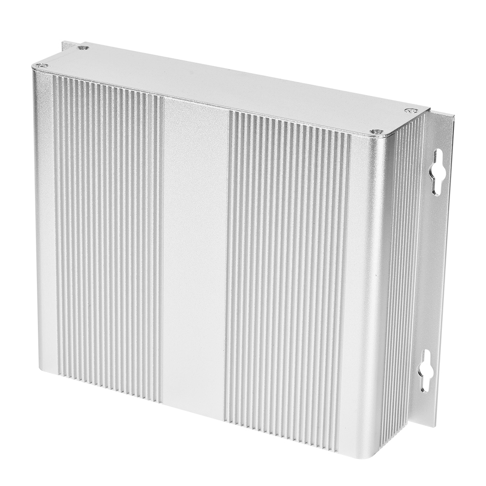 Elektronikgehäuse Aus Silberfarbener Aluminiumlegierung Für Leiterplatten, 48 X 204 X 150 Mm