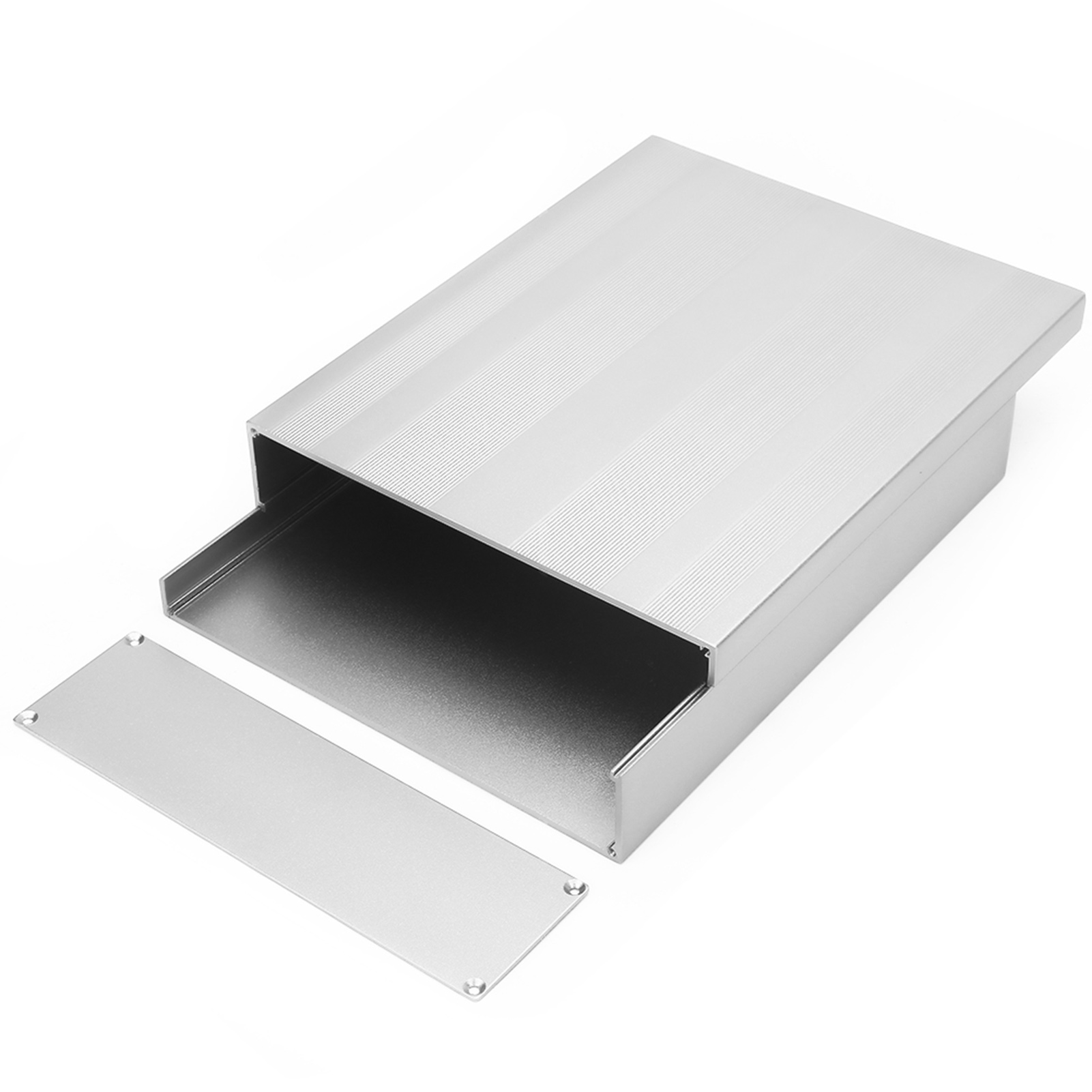 Aluminiumgehäuse Für Sandgestrahlte Leiterplatten, Instrumente Und Elektronikprojekte.