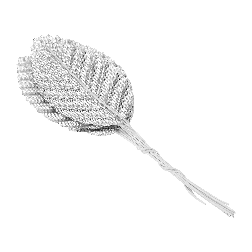 200 Künstliche Blätter Für Blumendekoration, Künstliche Blumen, Gartendekorationen, Diy-partys (silber, 200 Stück)