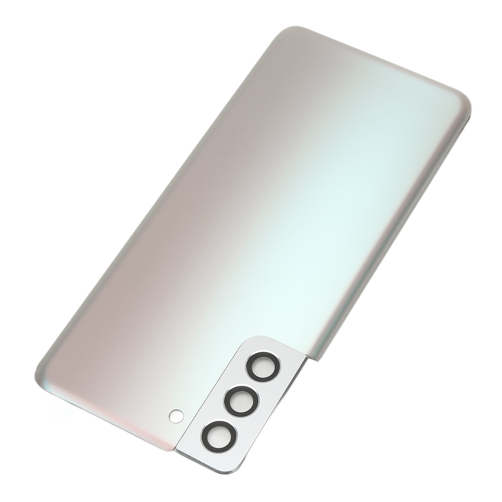 Ersatz-glasrückseite Für Samsung Galaxy S21 Plus Mit Vorinstallierter Kameralinse (silber)
