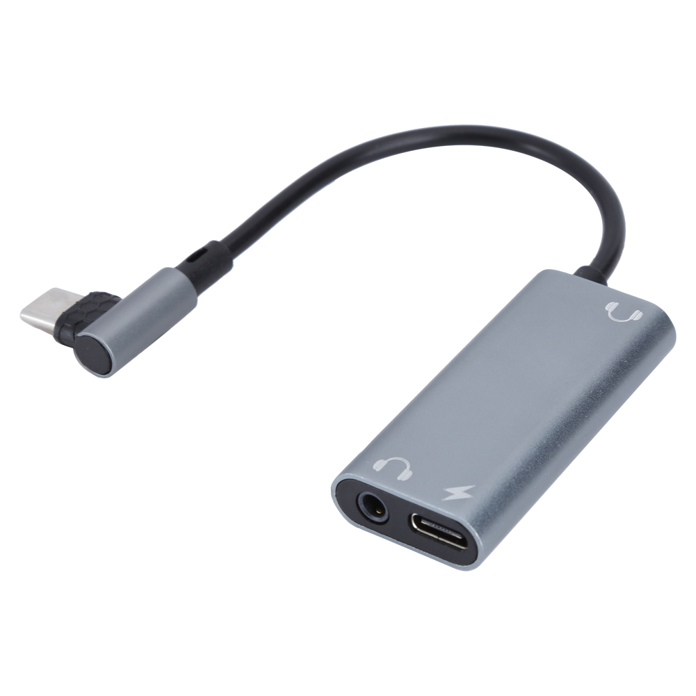 Ay105 Typ-cv-kopfhöreradapterkabel, 3,5-mm-mikrofonbuchse, Aux-audioanschluss, Pd3.0-schnellladekompatibilität