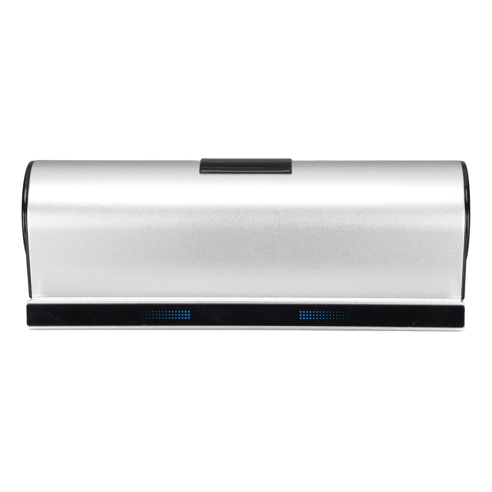 Wiederaufladbarer, Tragbarer, Kabelloser Bluetooth-stereo-lautsprecher Mit Zwei Lautsprechern Und Halterung Für Telefon Und Tablet (silber)