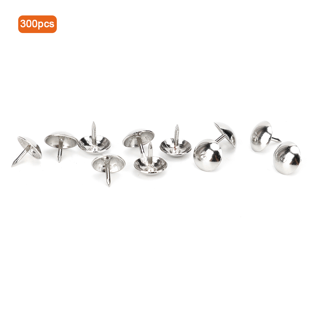 Set Mit 300 Dekorativen Retro-nägeln Aus Silber-weißem Eisen Für Möbel Und Schmuck, Inklusive Zubehör.