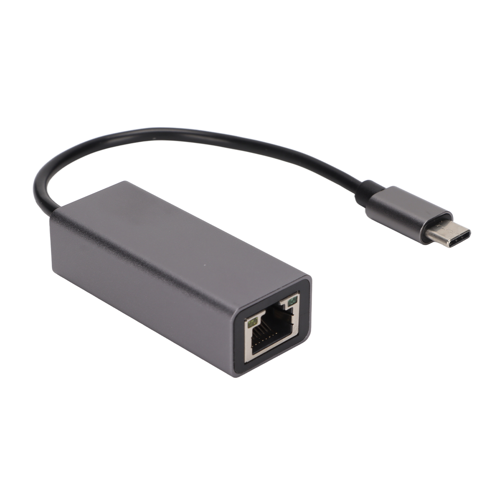 Usb-c-auf-rj45-ethernet-adapter, Grau, Stabile Übertragung, Typ-c-adapter Für Macbook Pro Und Galaxy S9/s8/note, 9100 Mbit/s