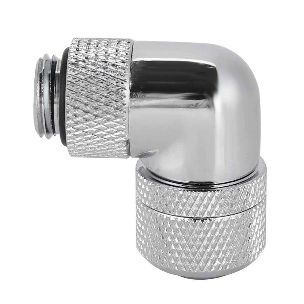G1/4 Gewindeanschluss Für Wasserkühlung, 90°-winkelstück Für Dünne Schläuche (silber)