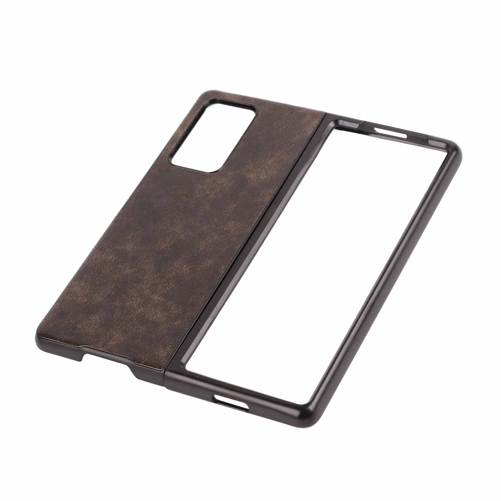 Lederhülle Für Samsung Galaxy Z Fold 2 Mobiltelefon - Stoßfeste Schutzhülle (grün)