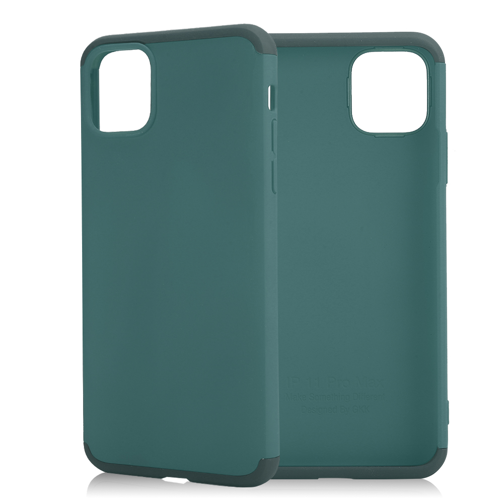 Zusammengebaute Handyhülle, Stoßfest Und Kollisionssicher, Rundumschutz, Kompatibel Mit Iphone 11 Pro Max (grün)