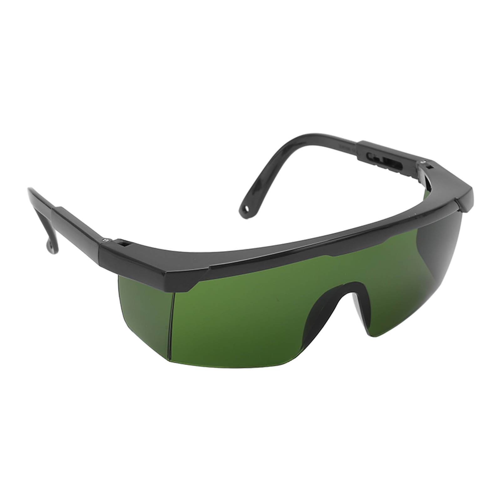 Argon-lichtbogenschweißerbrille, Ausziehbare Bügel, Stoßfest, Ausgezeichneter Schutz, Uv-schutz, Hellgrün Ir3.0