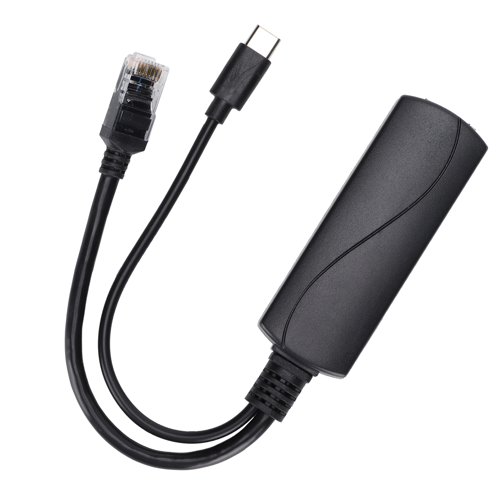 Poe-splitter Mit Rj45-schnittstelle, Isolationsschutz, Ieee 802.3af-konform, 48 V Auf 5 V, Für Privathaushalte, Schulen Und Büros.