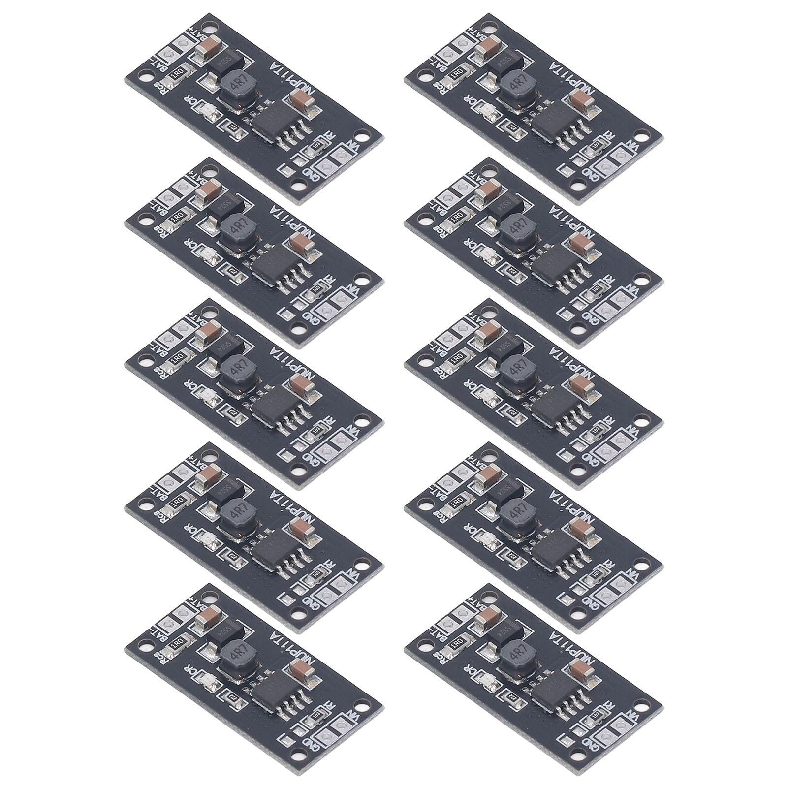 Packung Mit 10 Lademodulen Für 1s Nimh/nicd-akkus, Robuste Und Verschleißfeste Leiterplatte.