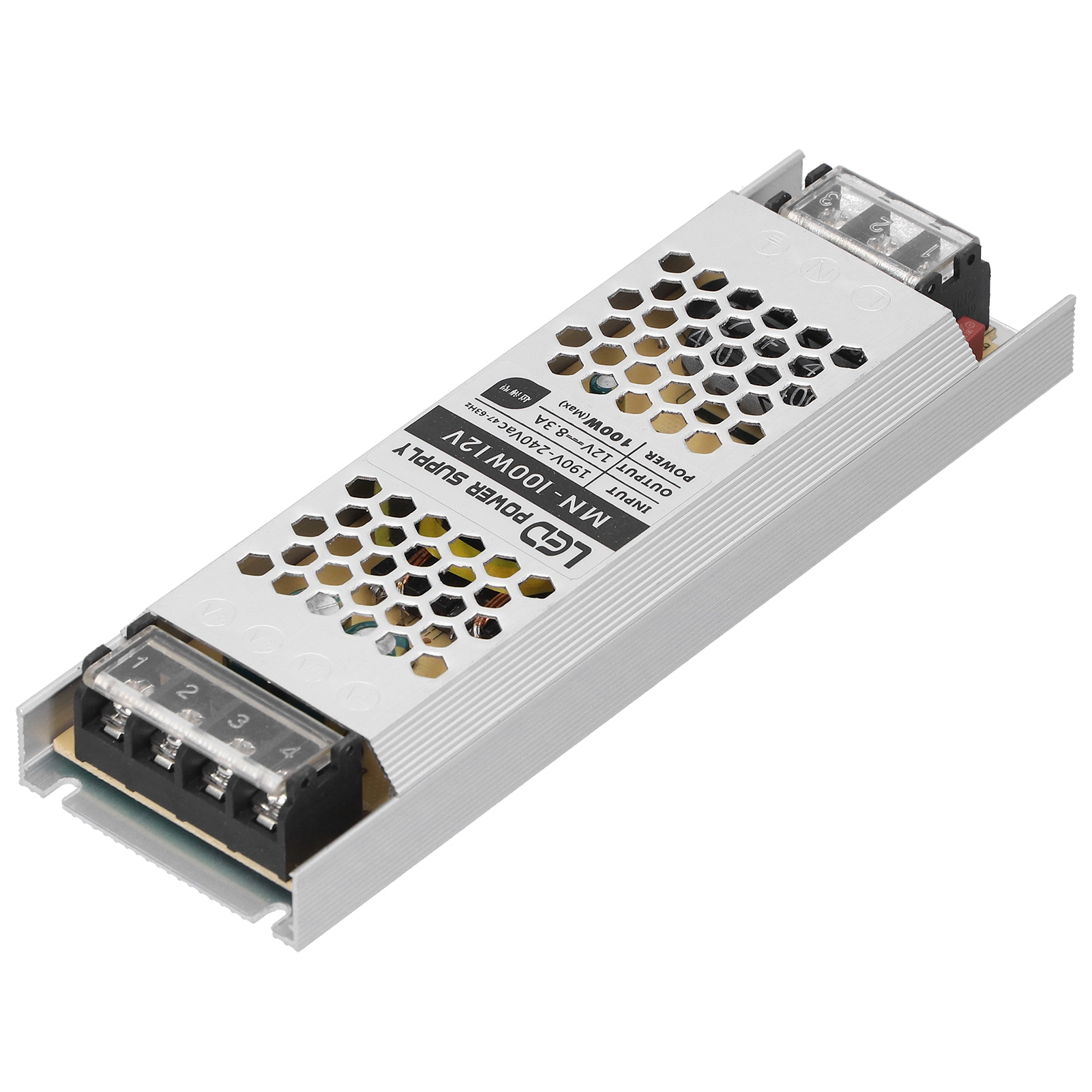 100-w-schaltnetzteil Für Led-streifen, Schutzart Ip68, Serie Ctn, Ac 190–240 V, 12 V