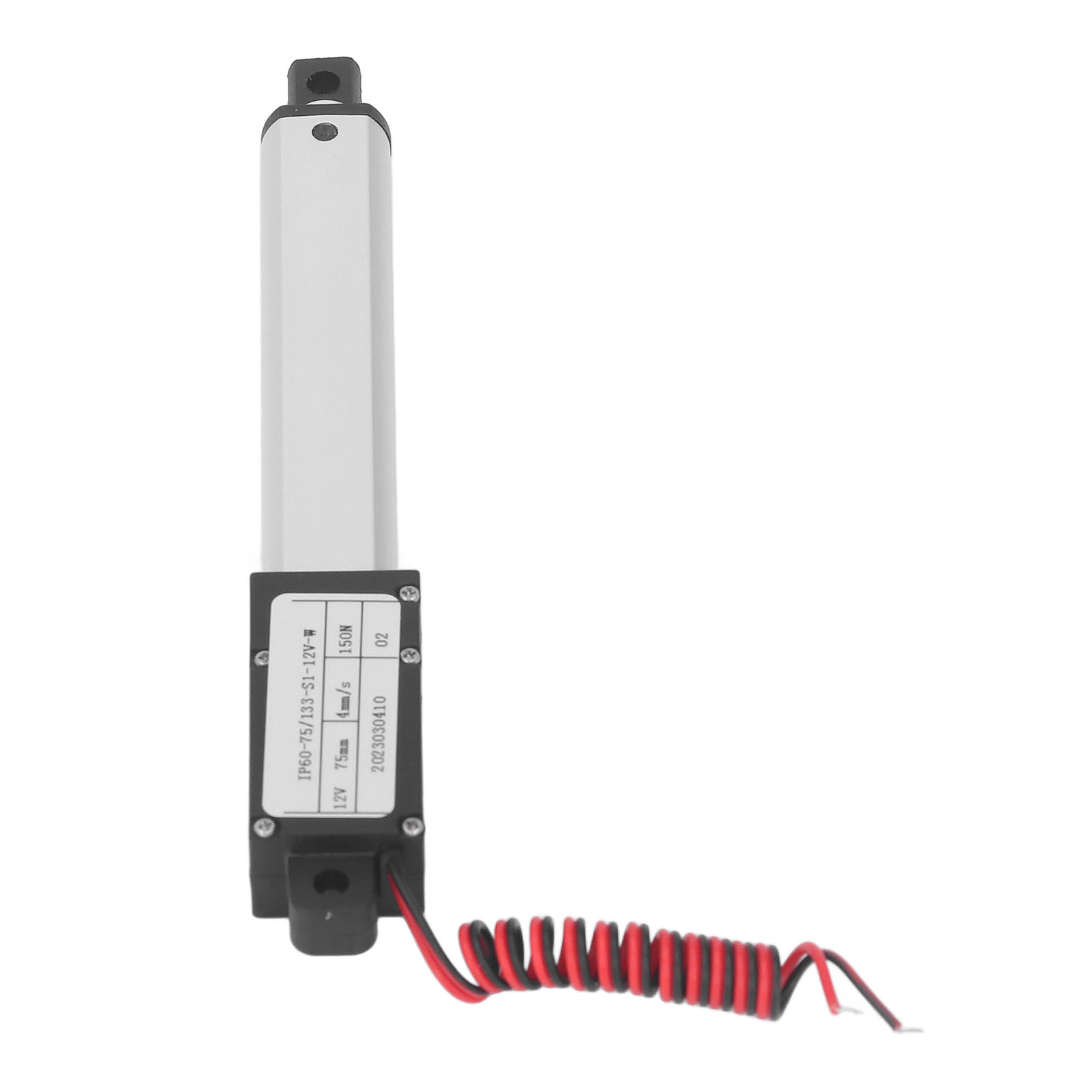 Mikro-linearantrieb 150 N, Mehrfacher Schutz, Mini-elektroantrieb, 75 Mm Hub, 12 V, Ohne Halterung