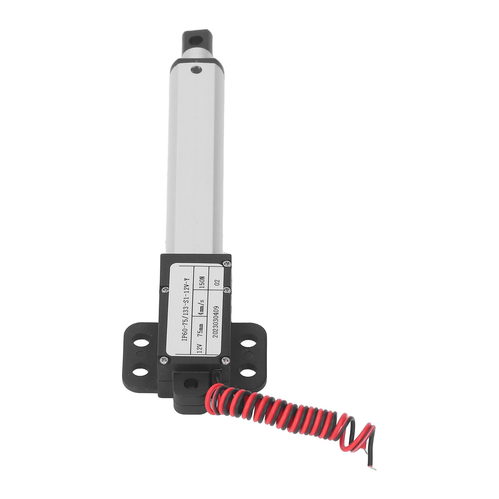 Mikro-linearantrieb 150 N, Mehrfacher Schutz, Mini-elektroantrieb, 75 Mm Hub, 12 V, Mit Halterung