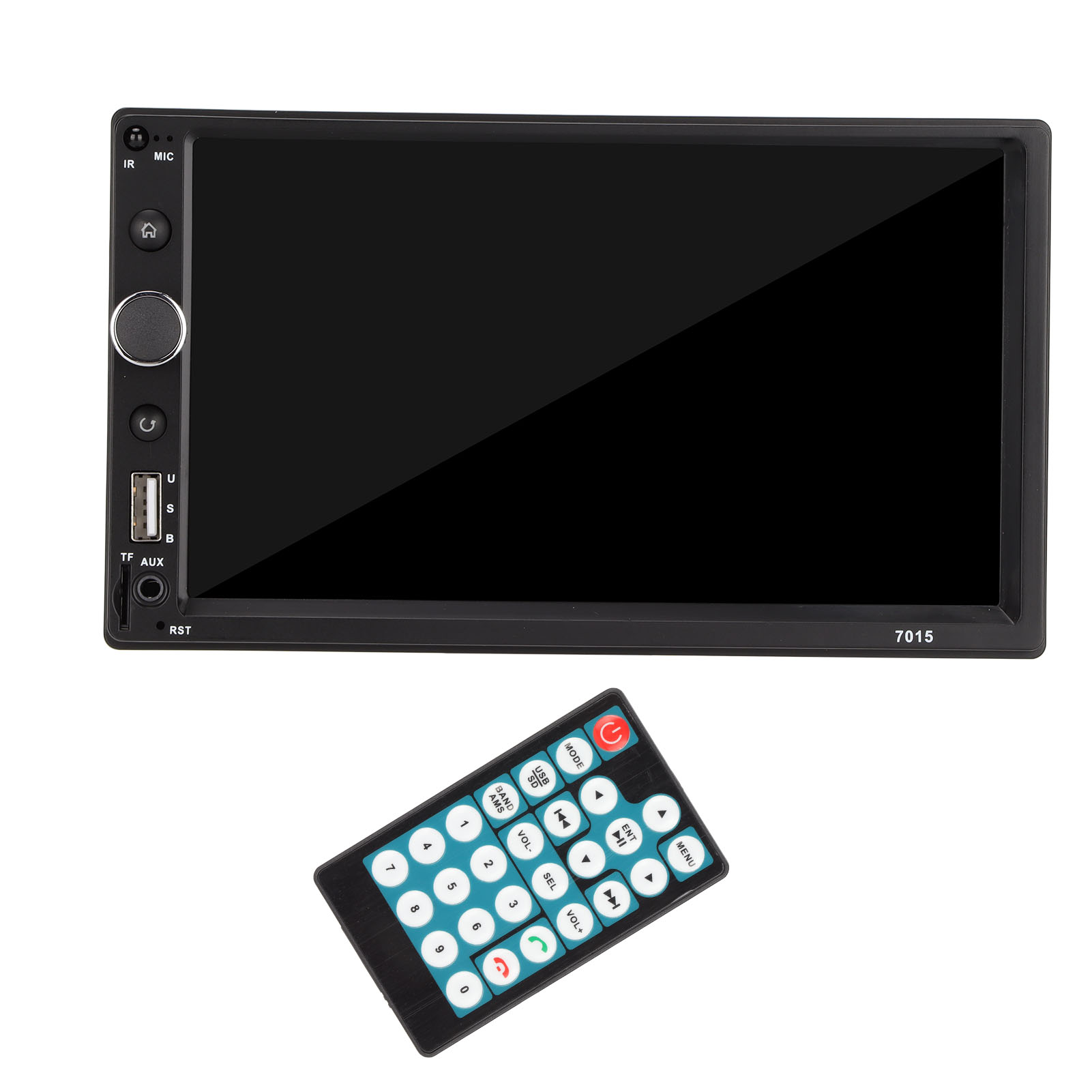 2din 7-zoll-autoradio Mit Carplay, Bluetooth, Fm-radio, Mirror Link, 1080p-freisprecheinrichtung, Rückfahrkamera Und Mp5-player