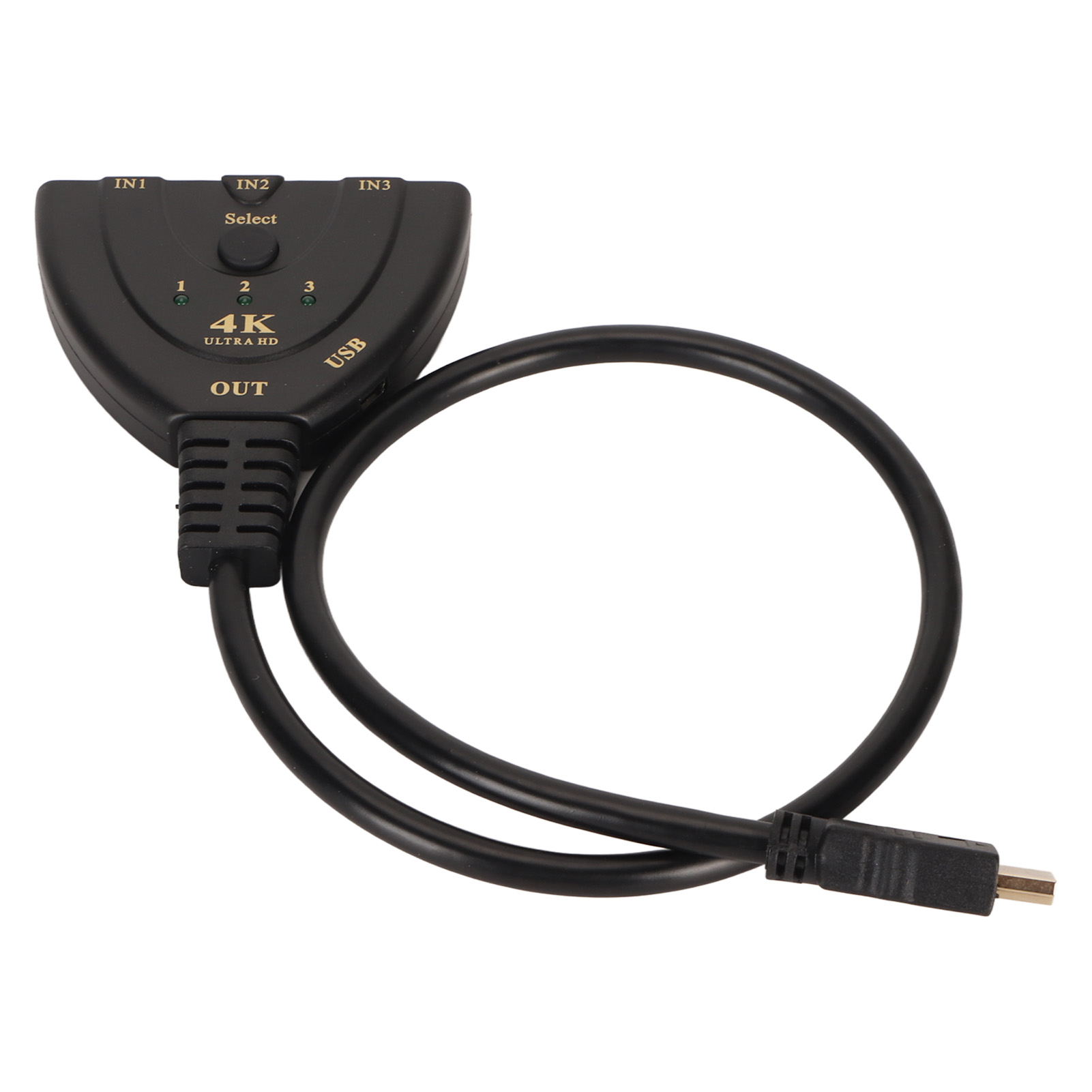 3-eingang/1-ausgang-hd-multimedia-schnittstellenschalter, 4k- Und 3d-kompatibel, 3-port-videowähler Für Pc, Fernseher Und Projektor