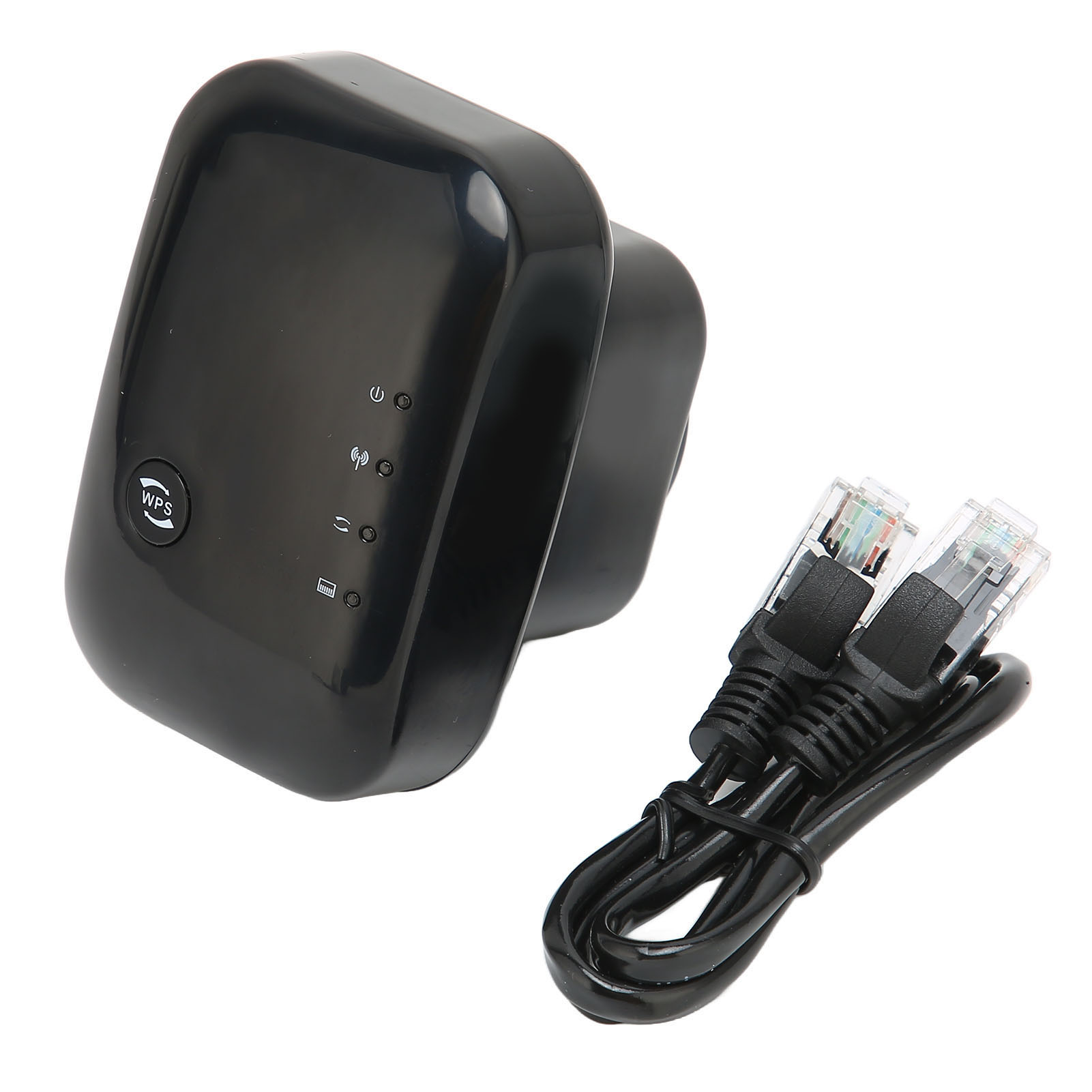 360° Wi-fi-repeater Mit Drahtloser Abdeckung, 300 Mbit/s, 2,4 Ghz Lan-anschluss, 2 Verbindungsmodi, Kompakte Größe, Kompatibel Mit Laptops (100-240 V Stecker).