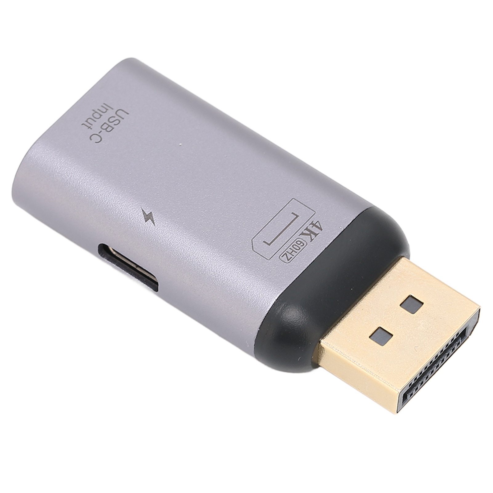 Tragbarer 100-w-4k-hd-usb-c-pd-adapter, Vergoldeter Usb-c-buchse-auf-stecker-adapter, Dockingstation (usb-c-buchse Auf Dp-stecker)