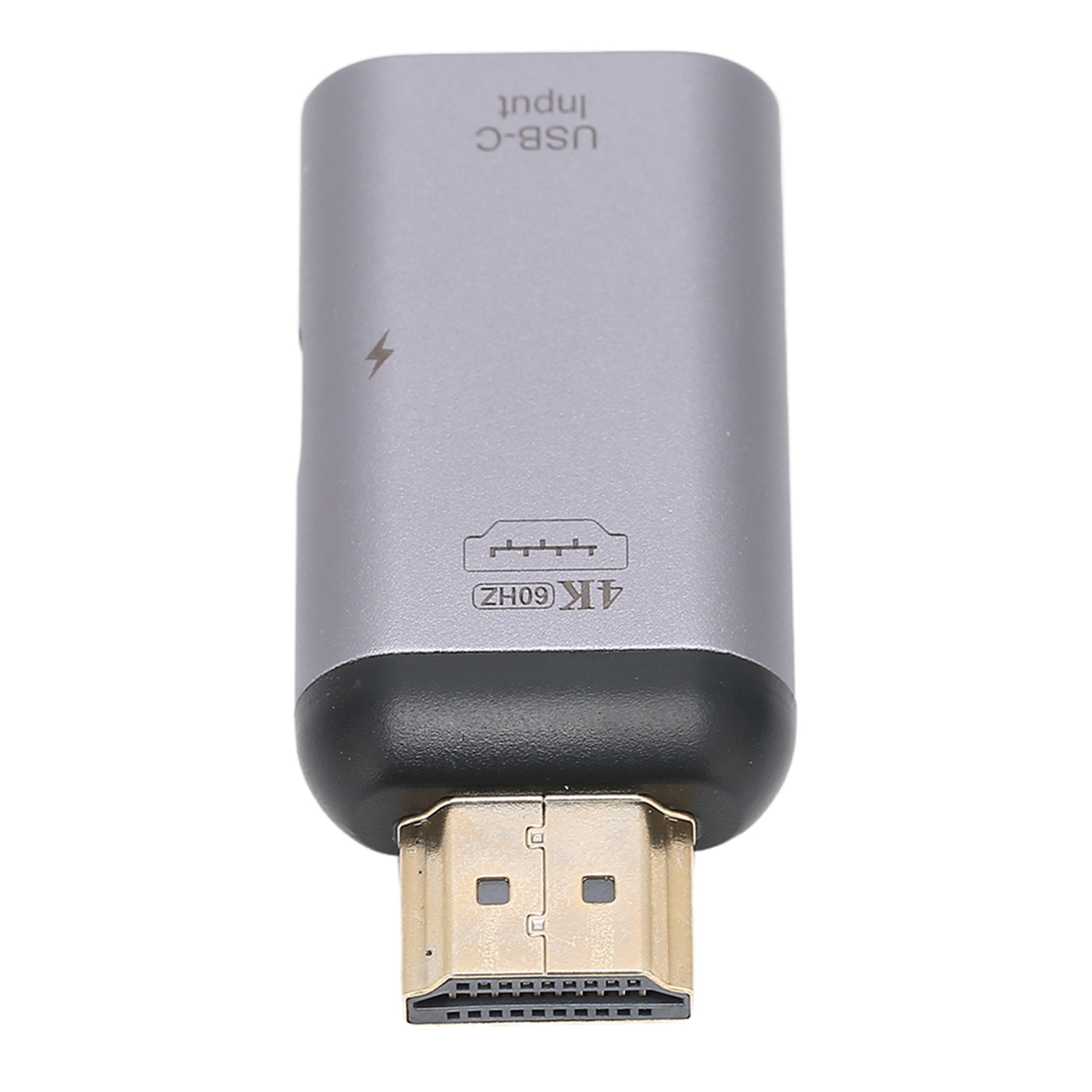 Tragbarer 100-w-4k-hd-usb-c-pd-adapter, Vergoldeter Usb-c-buchse-auf-stecker-adapter, Dockingstation (usb-c-buchse-auf-stecker-hdmi-schnittstelle)