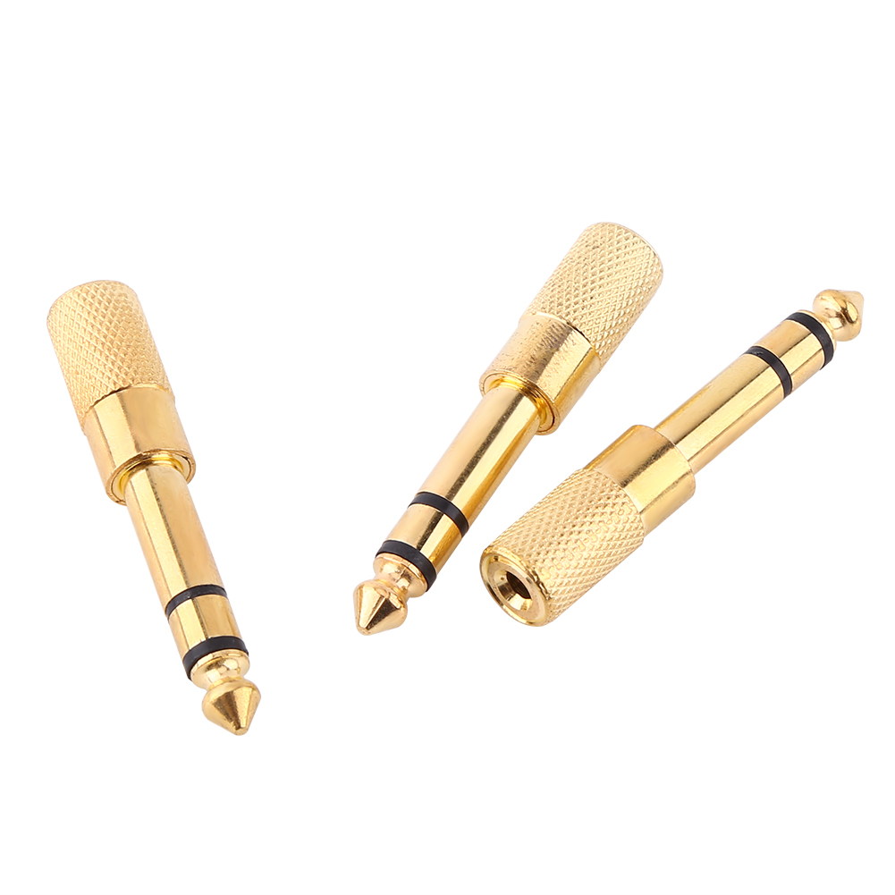 Packung Mit 10 Stereo-audio-adaptern 6,5 Mm (1/4 Zoll) Stecker Auf 3,5 Mm (1/8 Zoll) Buchse Für Kopfhörer Und Mikrofone.