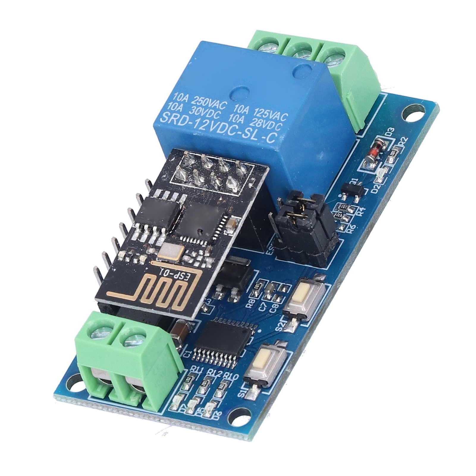 Unidirektionales Relaismodul, 2 Betriebsmodi, Esp-01, Wlan-relaismodule Für Smartphones